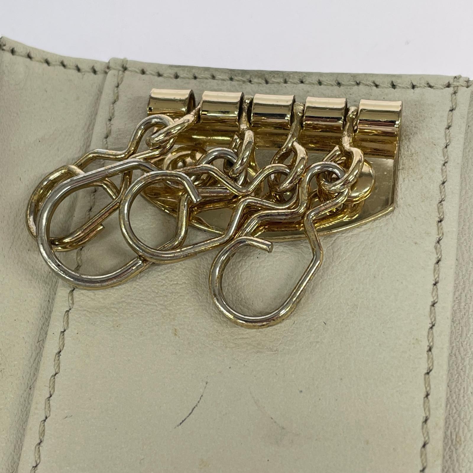 その他アクセサリー Vivienne Westwood サフィアーノレザー4連キーケース 緑 グリーン