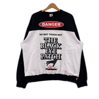 スウェット THE BLACK EYE PATCH ロゴ スウェット 黒 (XL) ブラック