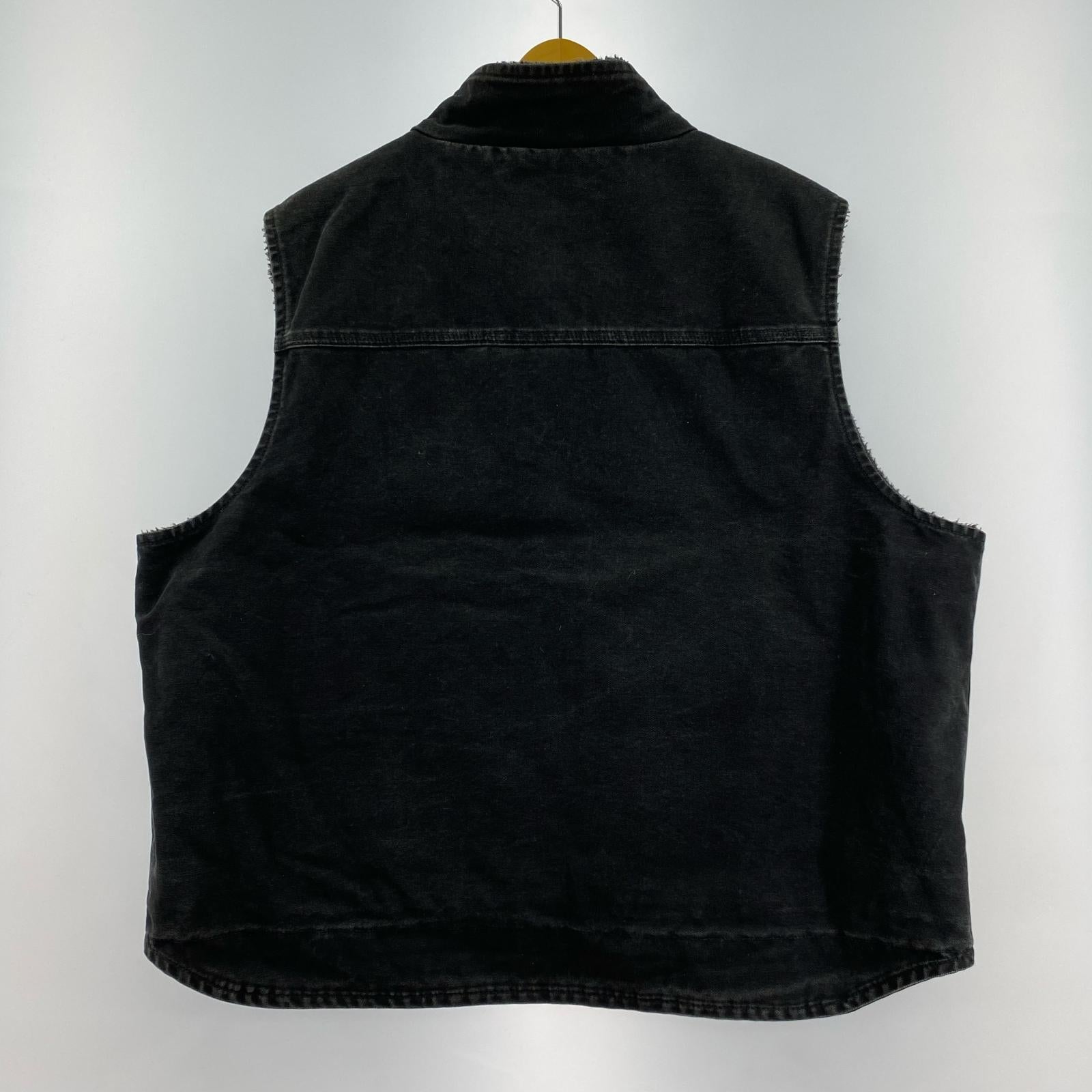 その他アウター メキシコ製 ダックベスト BLK 2XL ブラック
