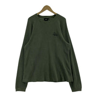 長袖Tシャツ STUSSY BASIC THERMAL サーマルカットソー M オリーブ M