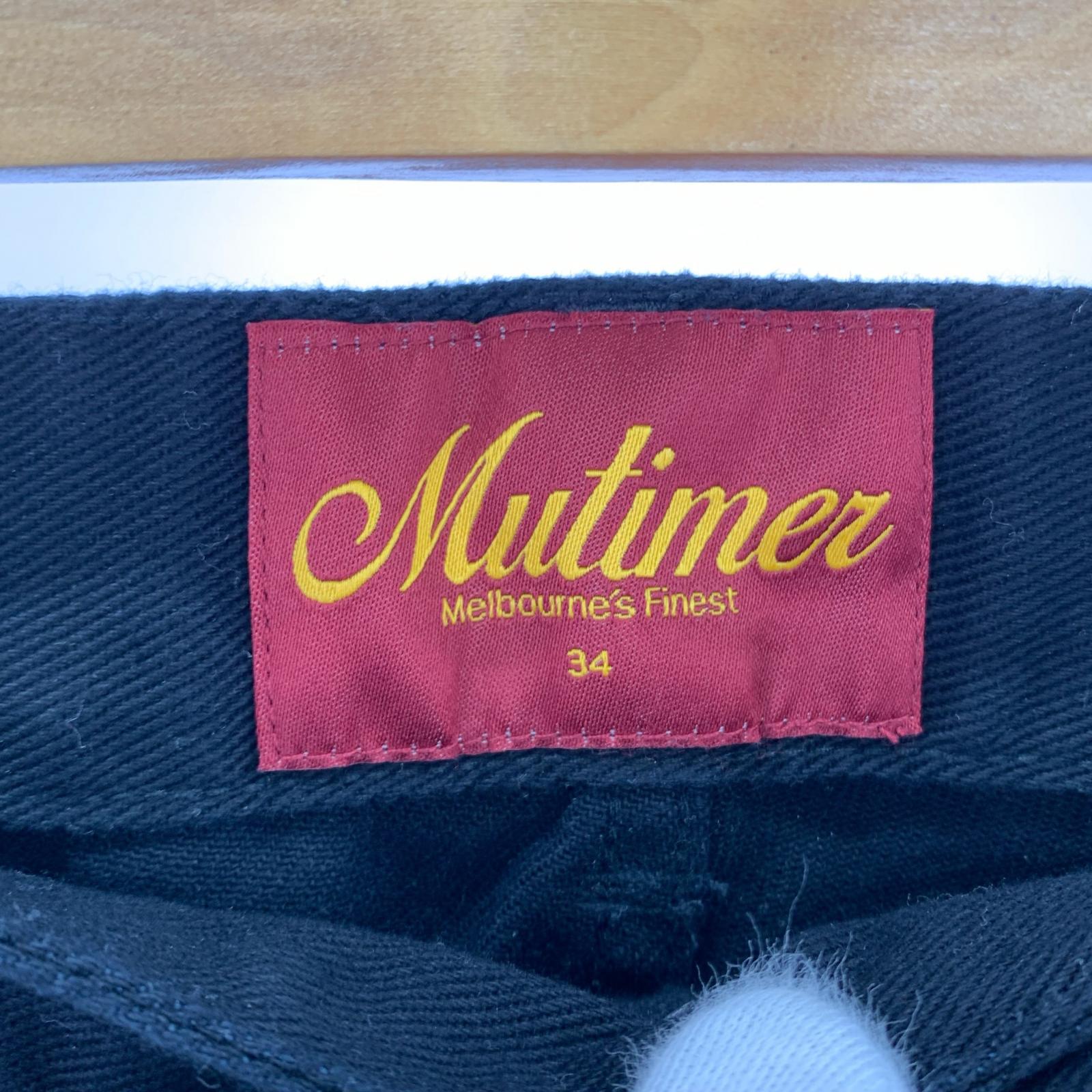 パンツ MUTIMER 黒 パンツ 34 ブラック