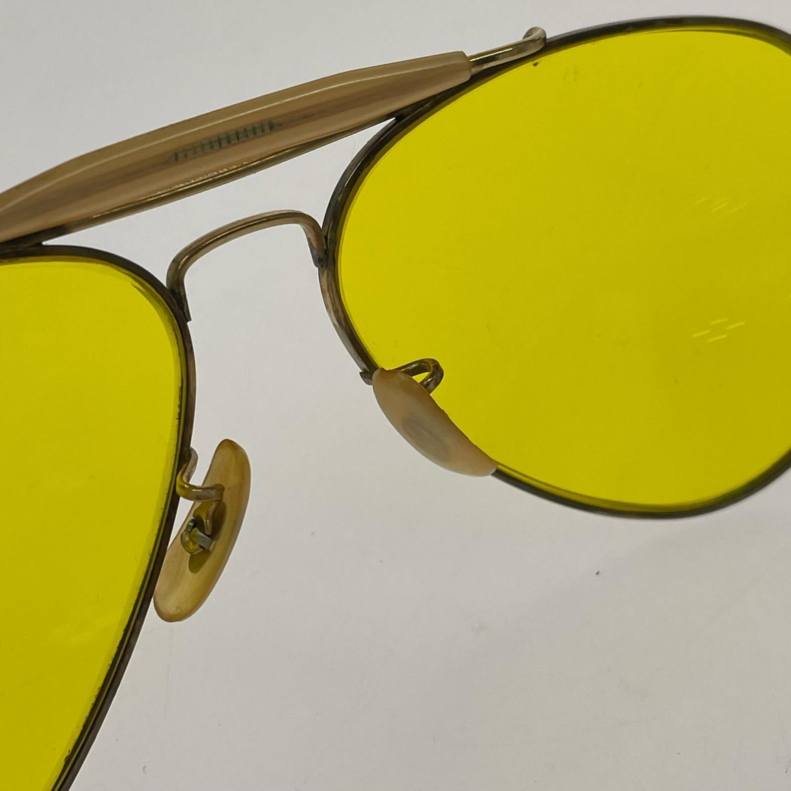 その他アクセサリー 70s カリクローム B&L ティアドロップ 黄 イエロー
