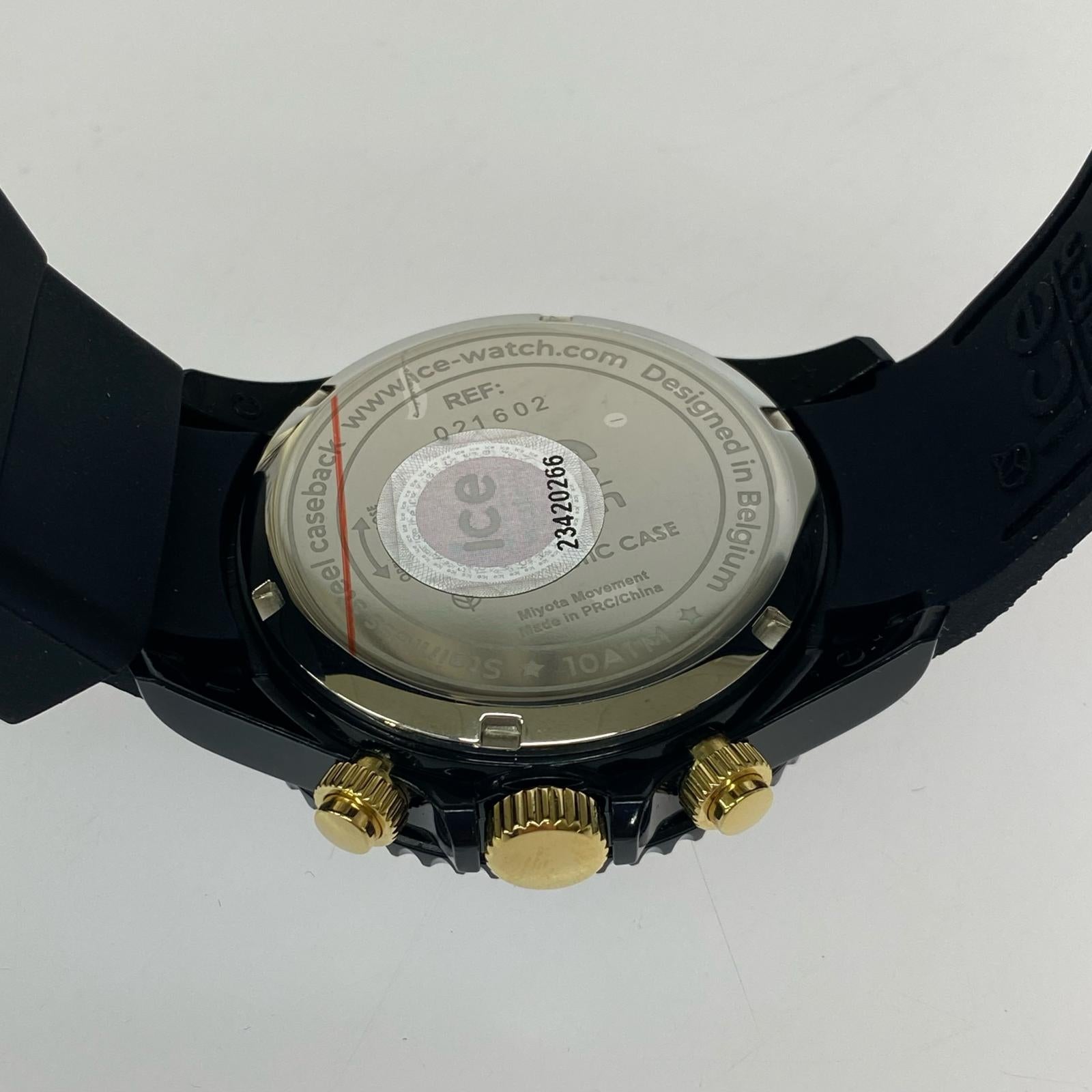腕時計 ICE WATCH QZ腕時計 クロノグラフ 021602 ブラック