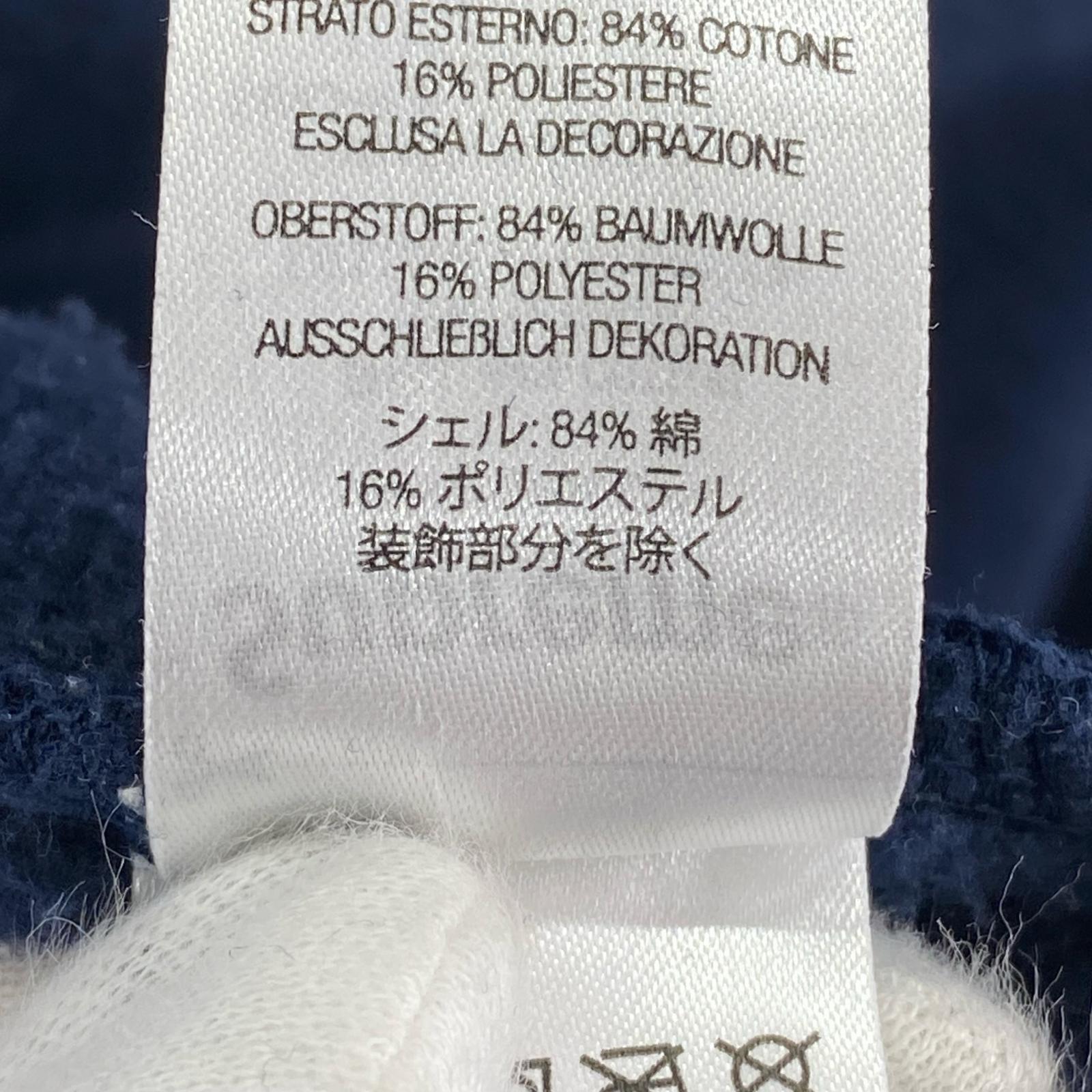 パーカー 24FW S Logo Zip Up Hooded Sweatshirt XL ネイビー