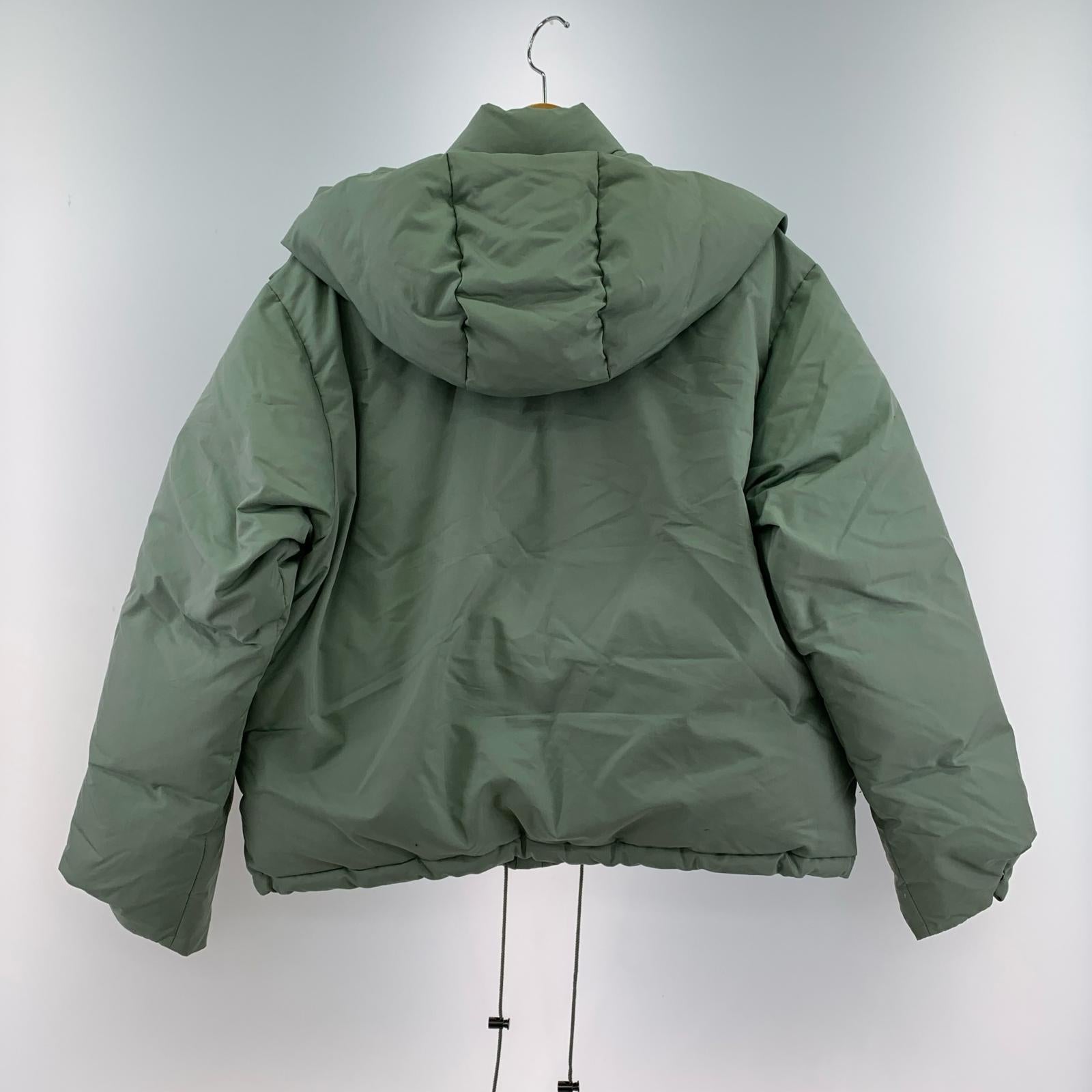 ダウンジャケット 21AW LIGHT FINX POLYESTER DOWN JACKET 3 グリーン