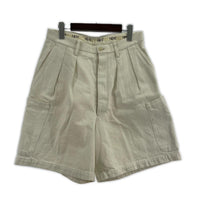 ショートパンツ CARGO SHORTS CANVAS 生成 ホワイト