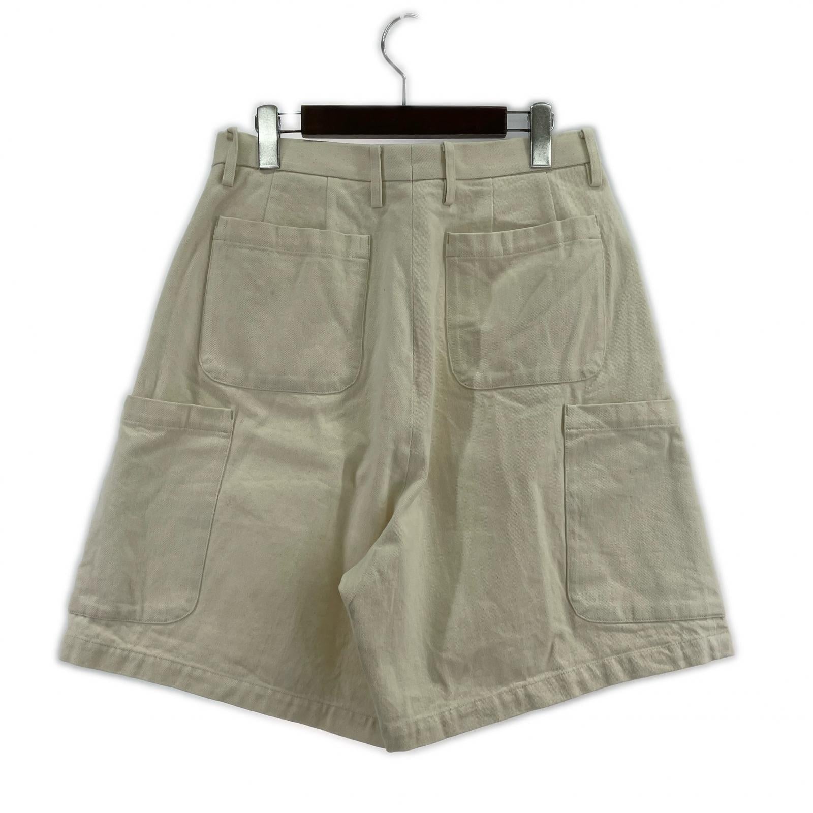 ショートパンツ CARGO SHORTS CANVAS 生成 ホワイト