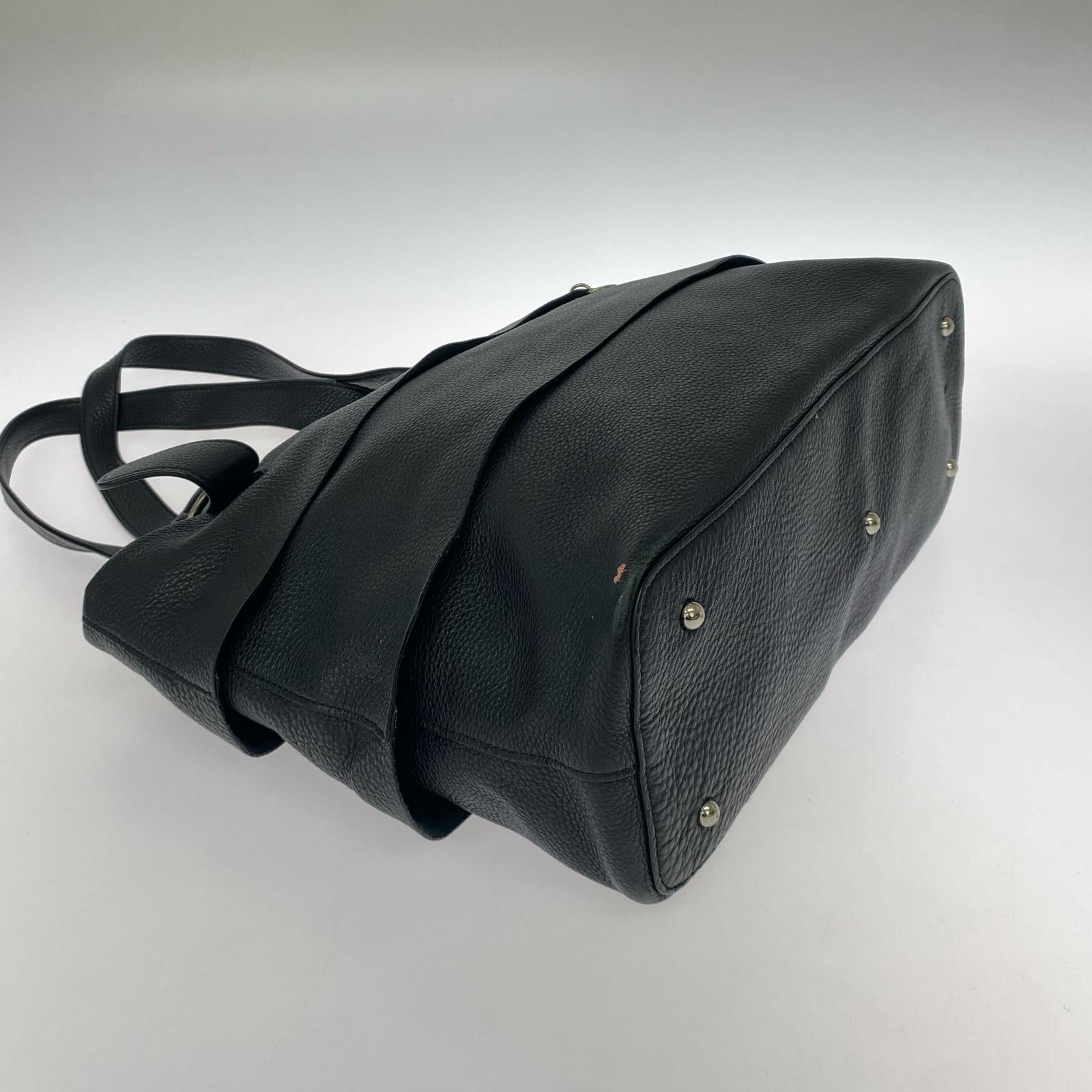 トートバッグ レザー ブラック ブラック