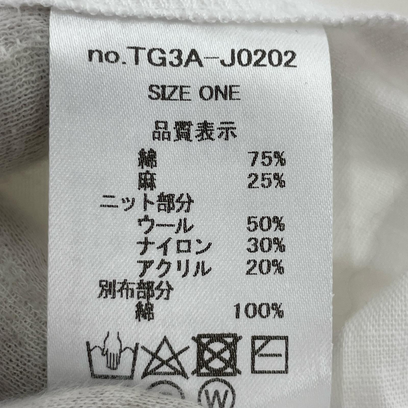 長袖シャツ TGOR フリルシャツ ホワイト