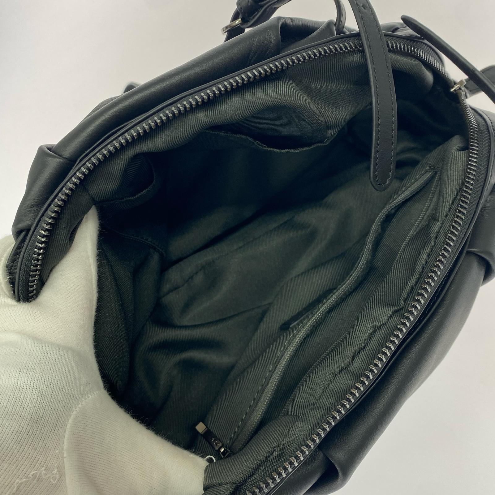 ハンドバッグ ear PAPILLONNER コロンボストン レザーバッグ ブラック