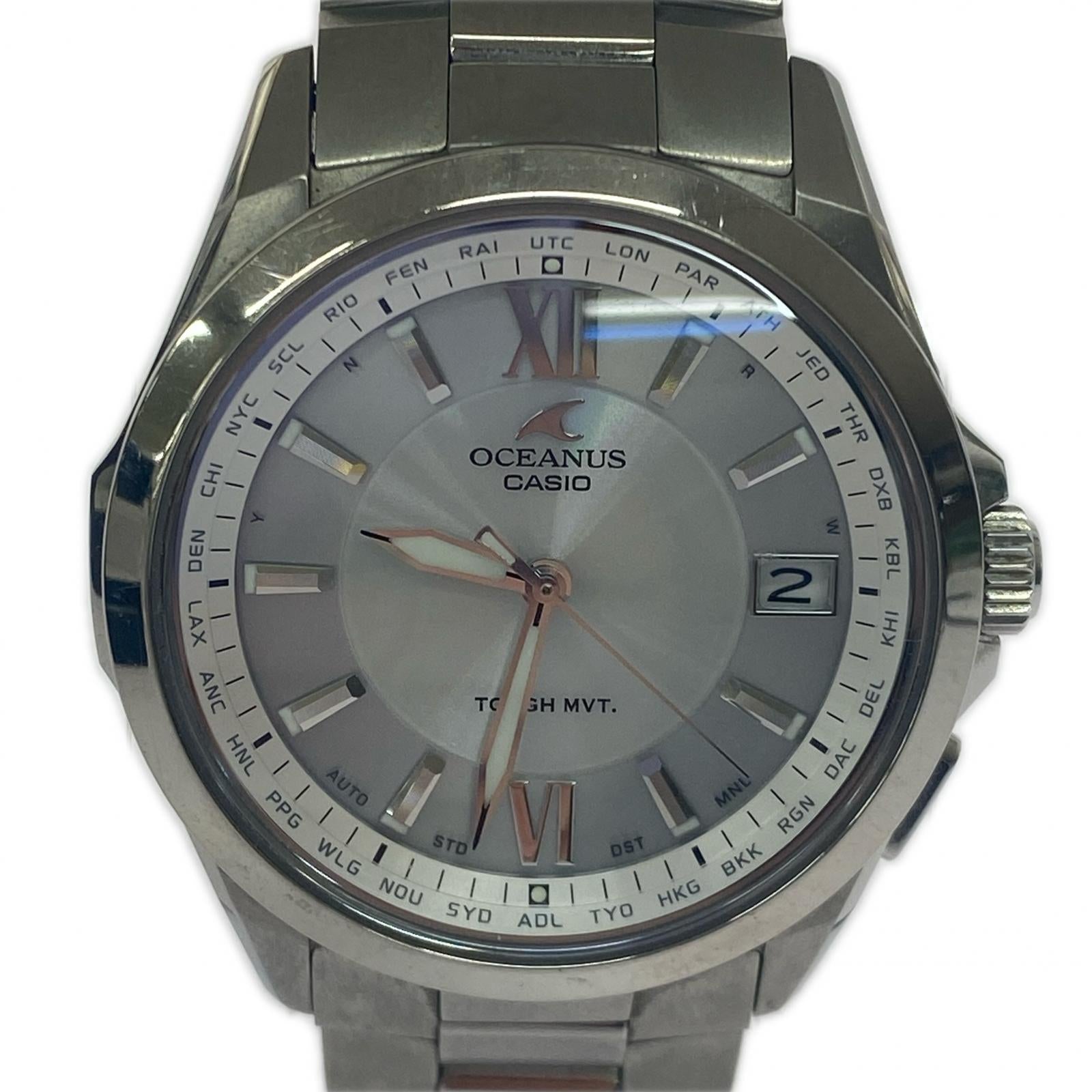 腕時計 OCEANUS OCW-S100 電波ソーラー シルバー
