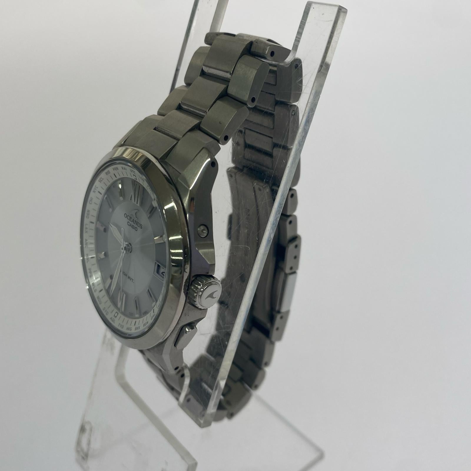 腕時計 OCEANUS OCW-S100 電波ソーラー シルバー