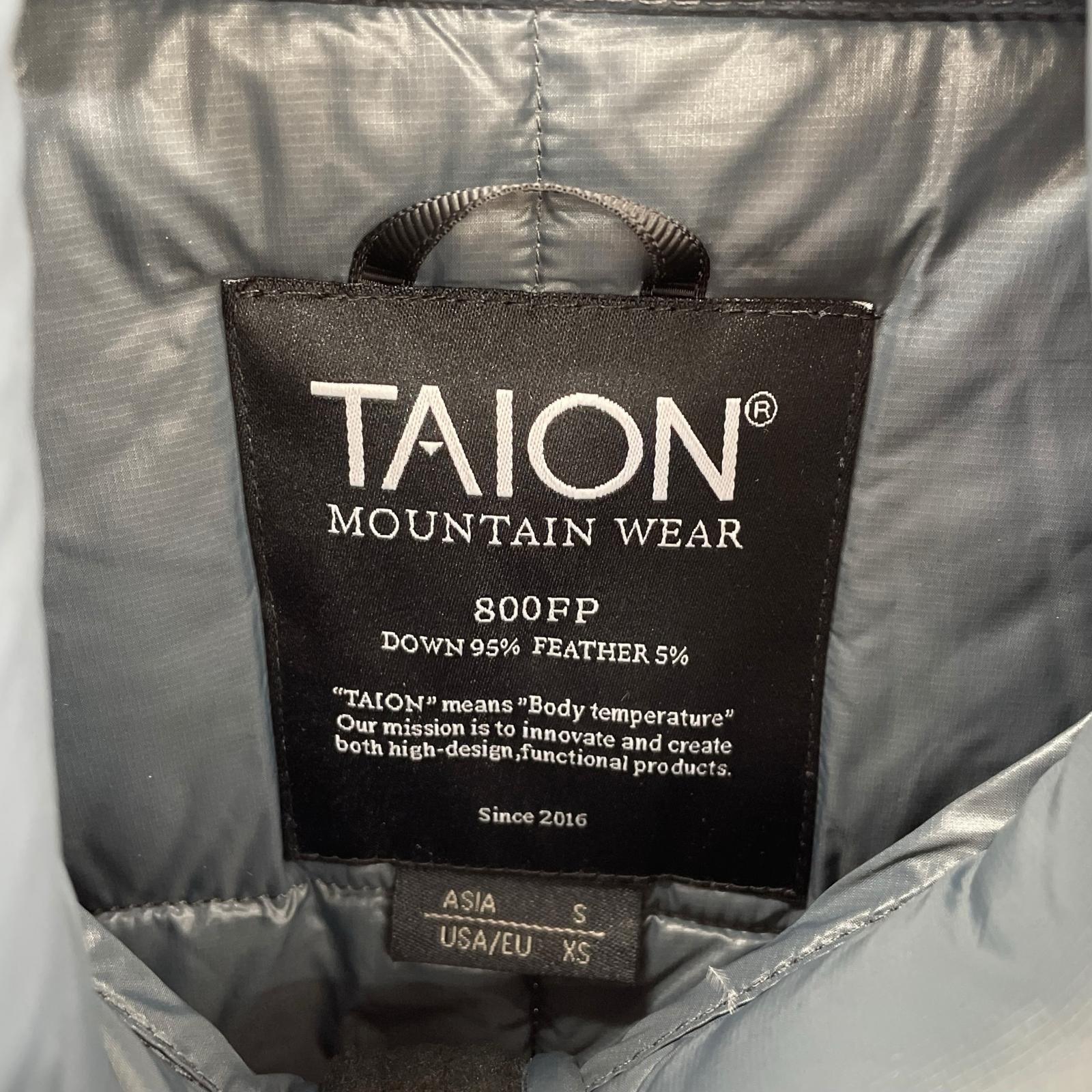 ダウンジャケット TAION S