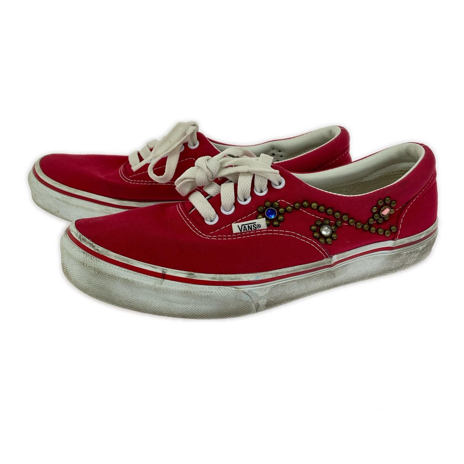 スニーカー VANS×MARBLES ERA 赤 (26) 26cm (US8 UK7 1/2 EU42) レッド