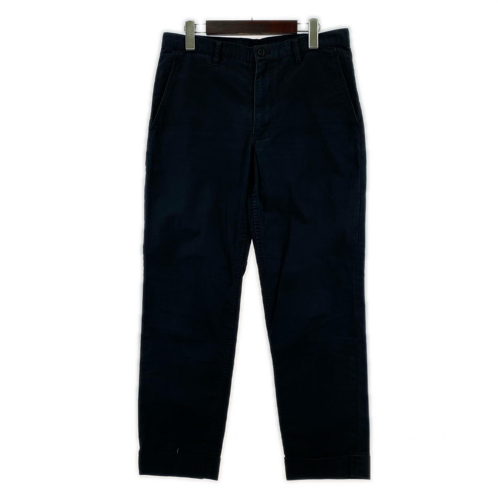 パンツ COMME des GARCONS HOMME DUEX コットンスラックス DR-P051 黒 (M) M ブラック