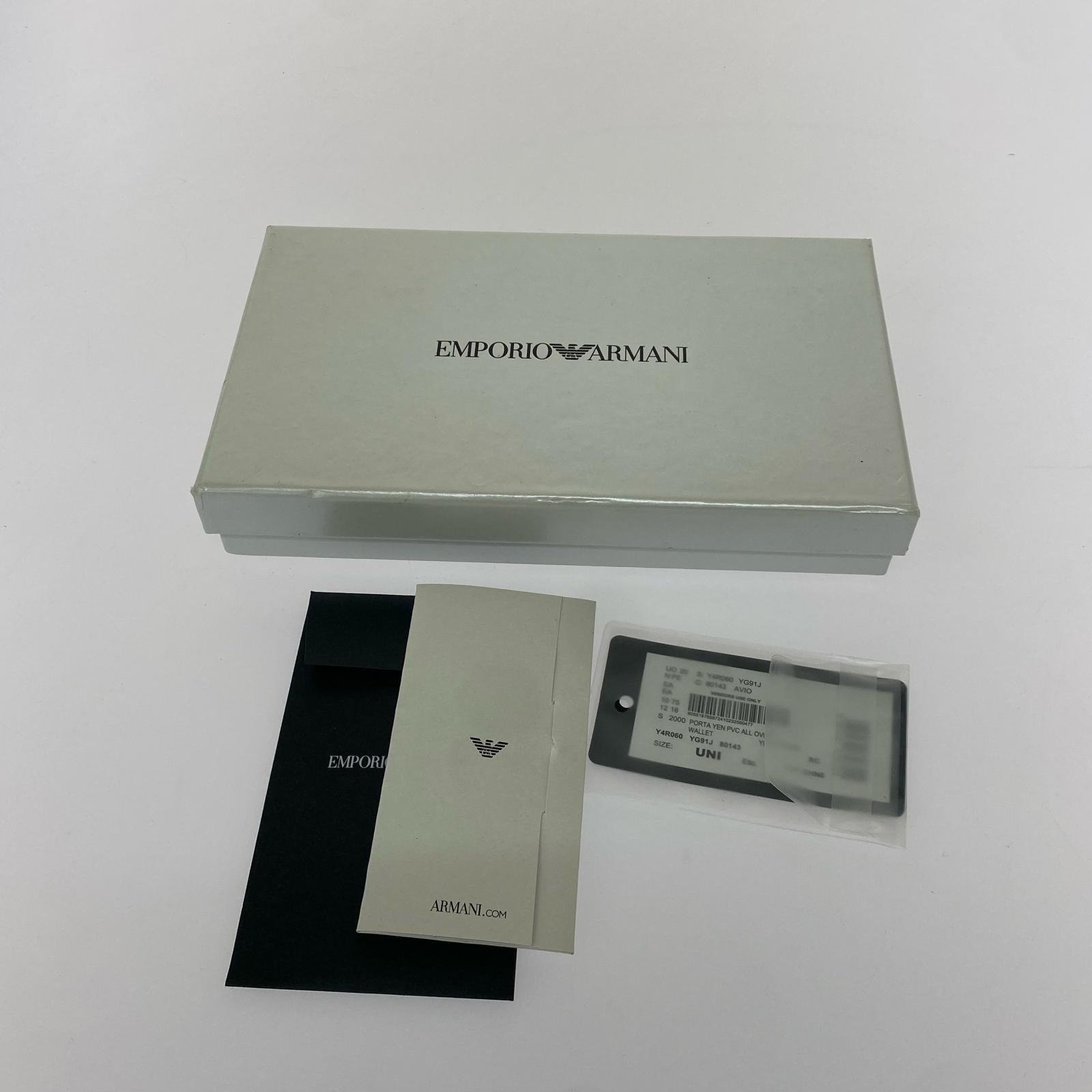 長財布 EMPORIO ARMANI 長財布 Y4R060