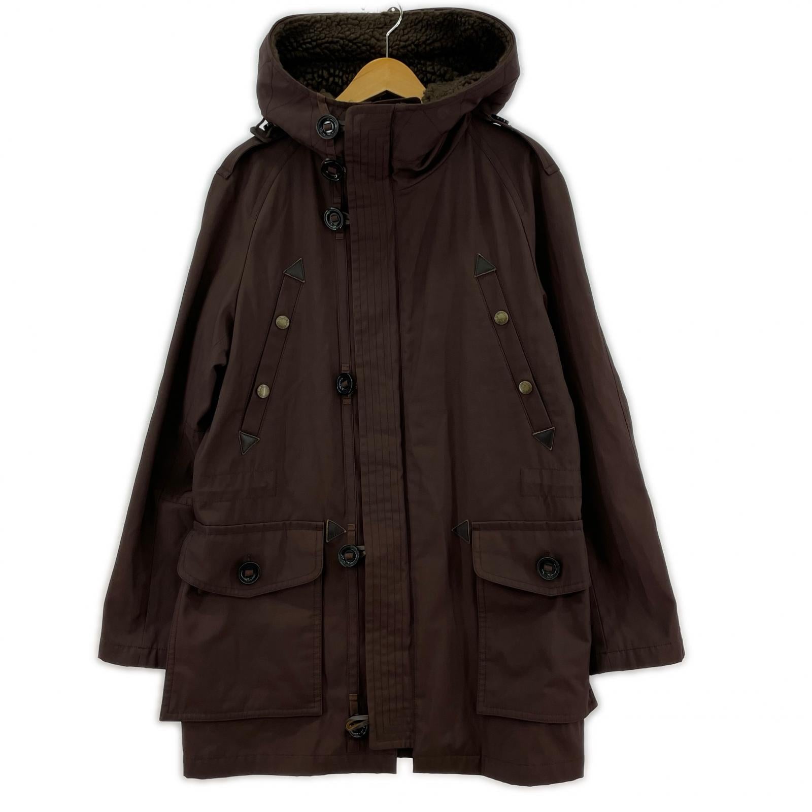 ジャケット BURBERRY LONDON モッズコート 茶 (L) L ブラウン