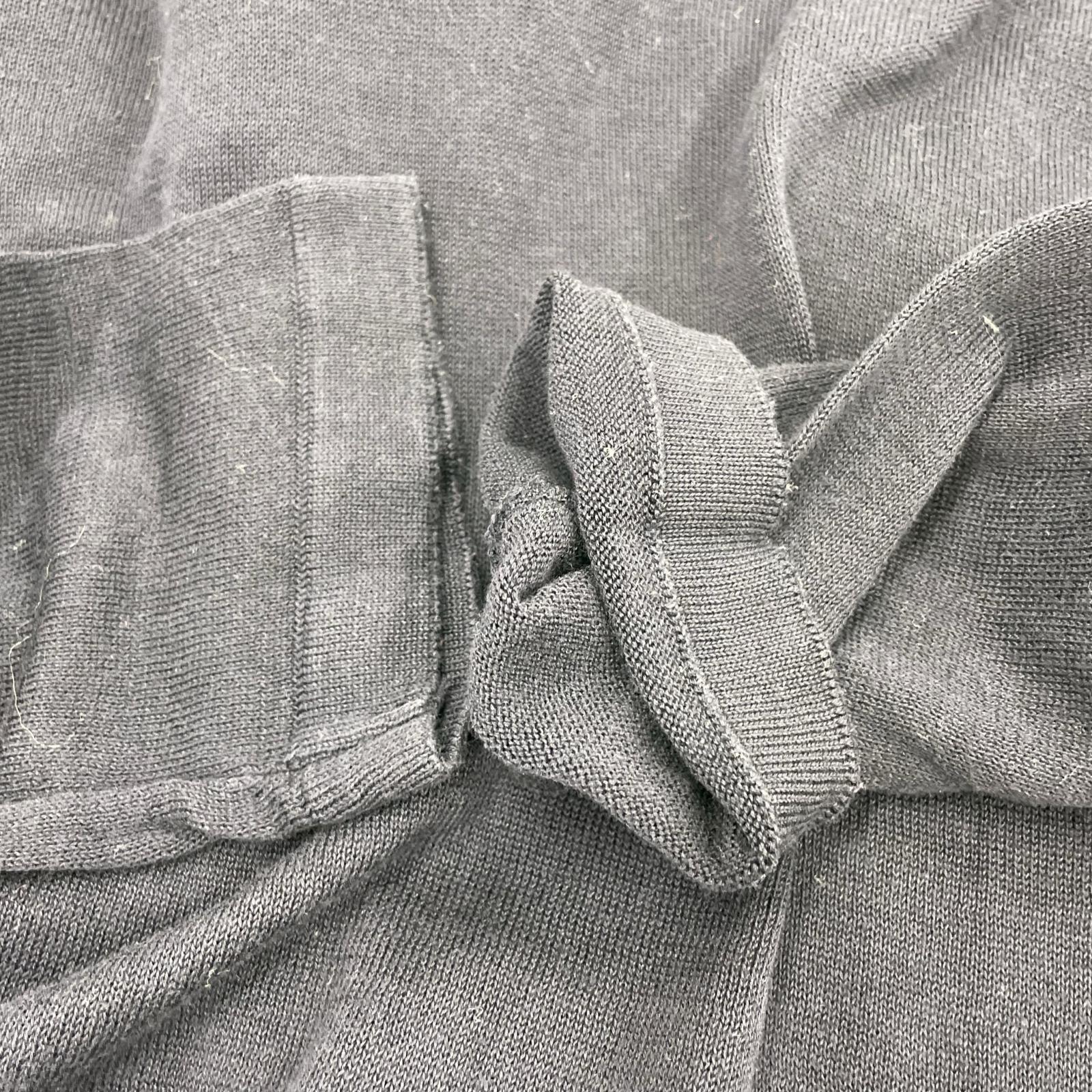 ニット PLEATS PLEASE タートルネックセーター PP53-KK020 紺 (3) 3