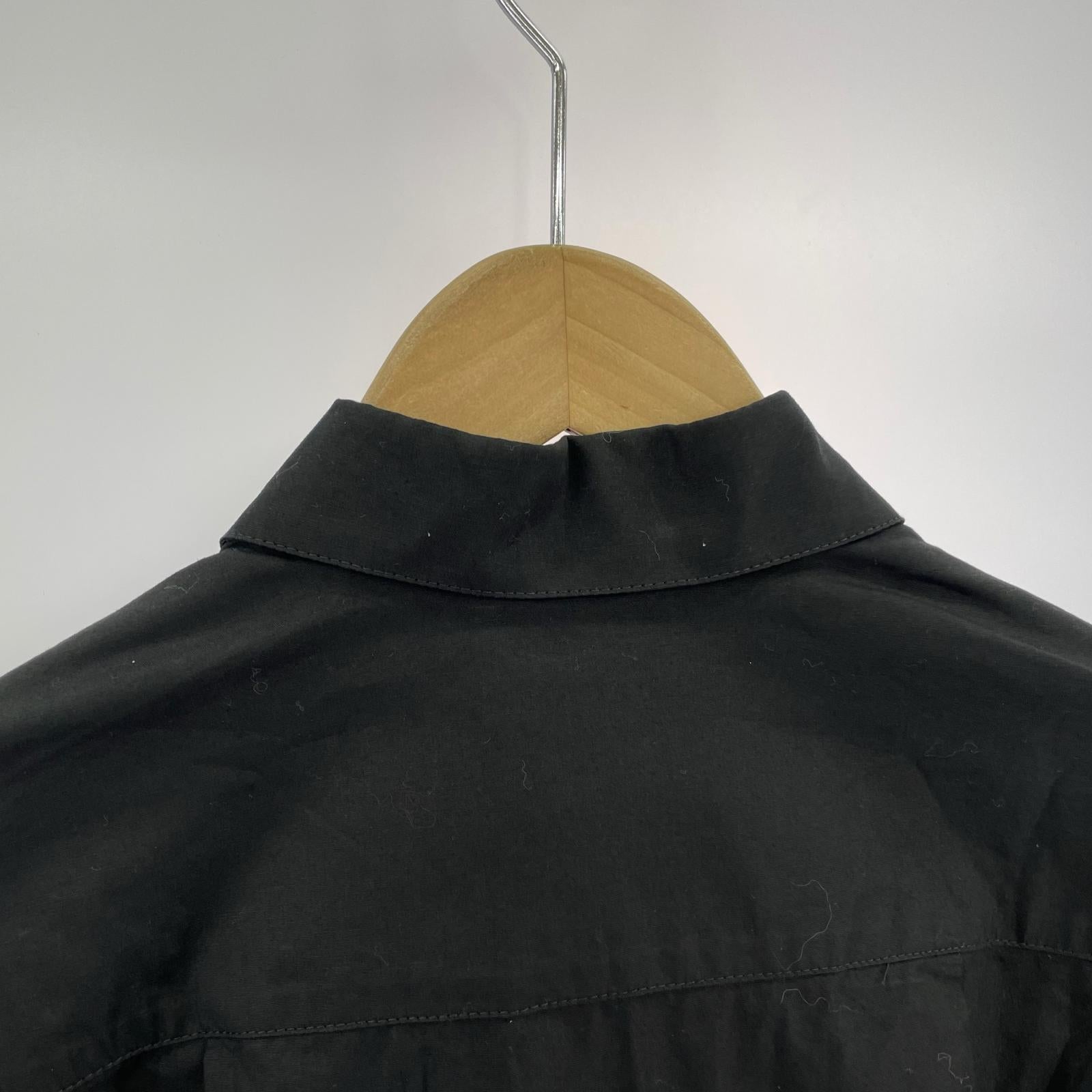 長袖シャツ BURBERRY L/Sシャツ 黒 S ブラック