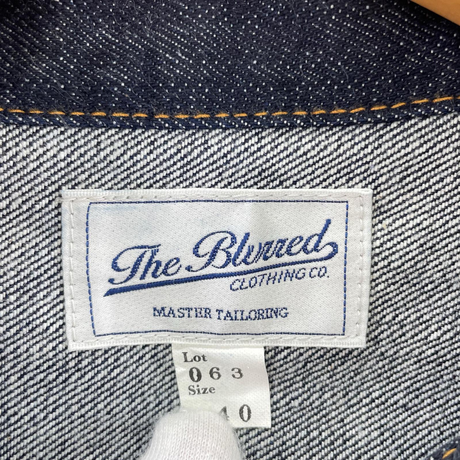 デニムジャケット Blurred BLD063 14oz DENIM JACKET 40 40 ネイビー
