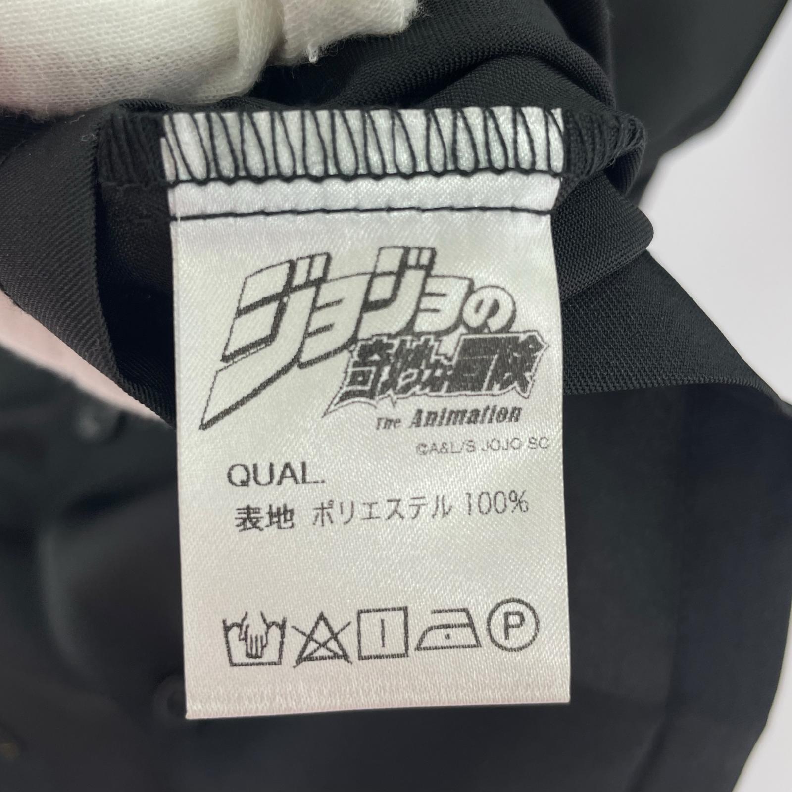 半袖シャツ ×ジョジョの奇妙な冒険 ボウリングシャツ S S ブラック