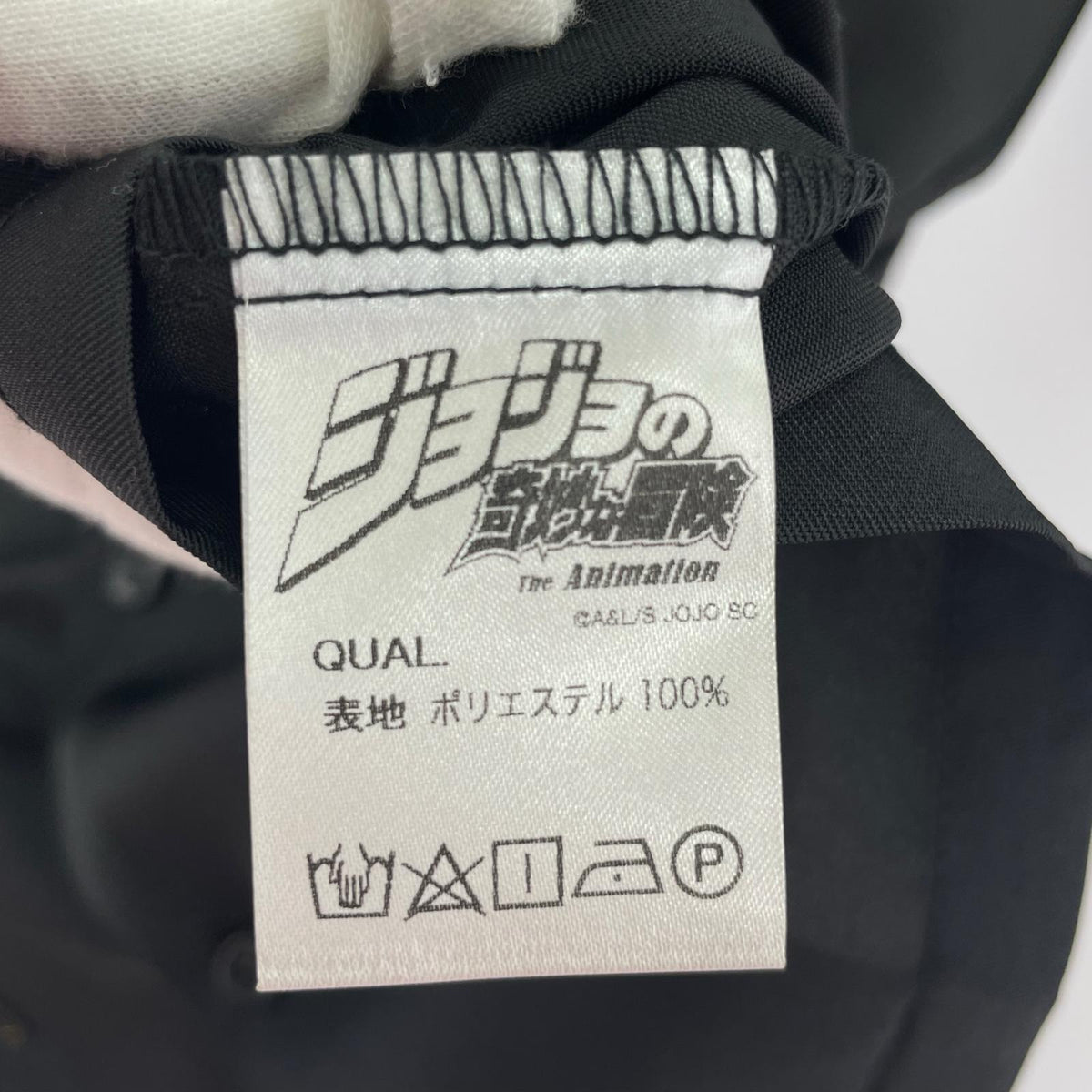 半袖シャツ ×ジョジョの奇妙な冒険 ボウリングシャツ S S ブラック
