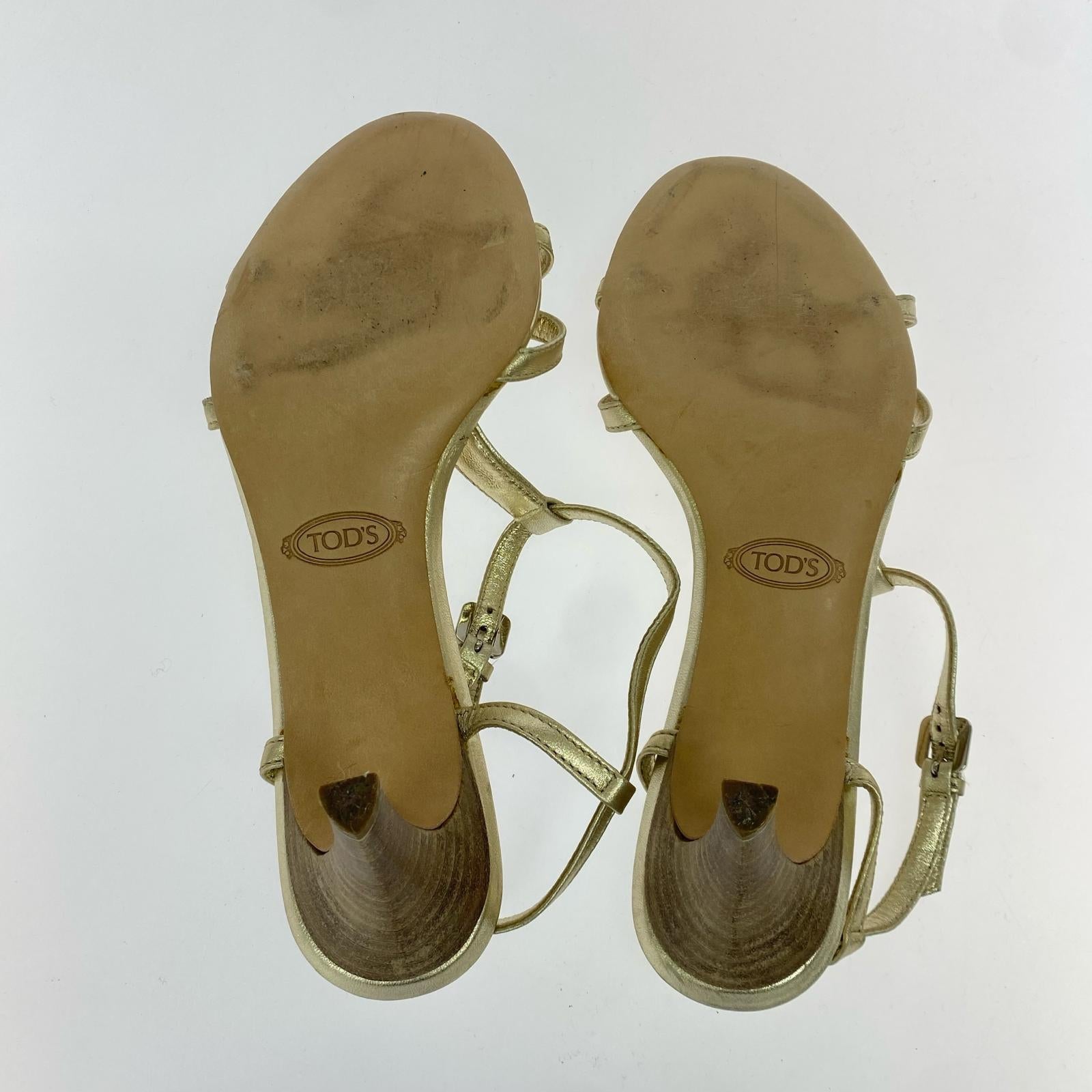 パンプス タッセル サンダル ゴールド ゴールド