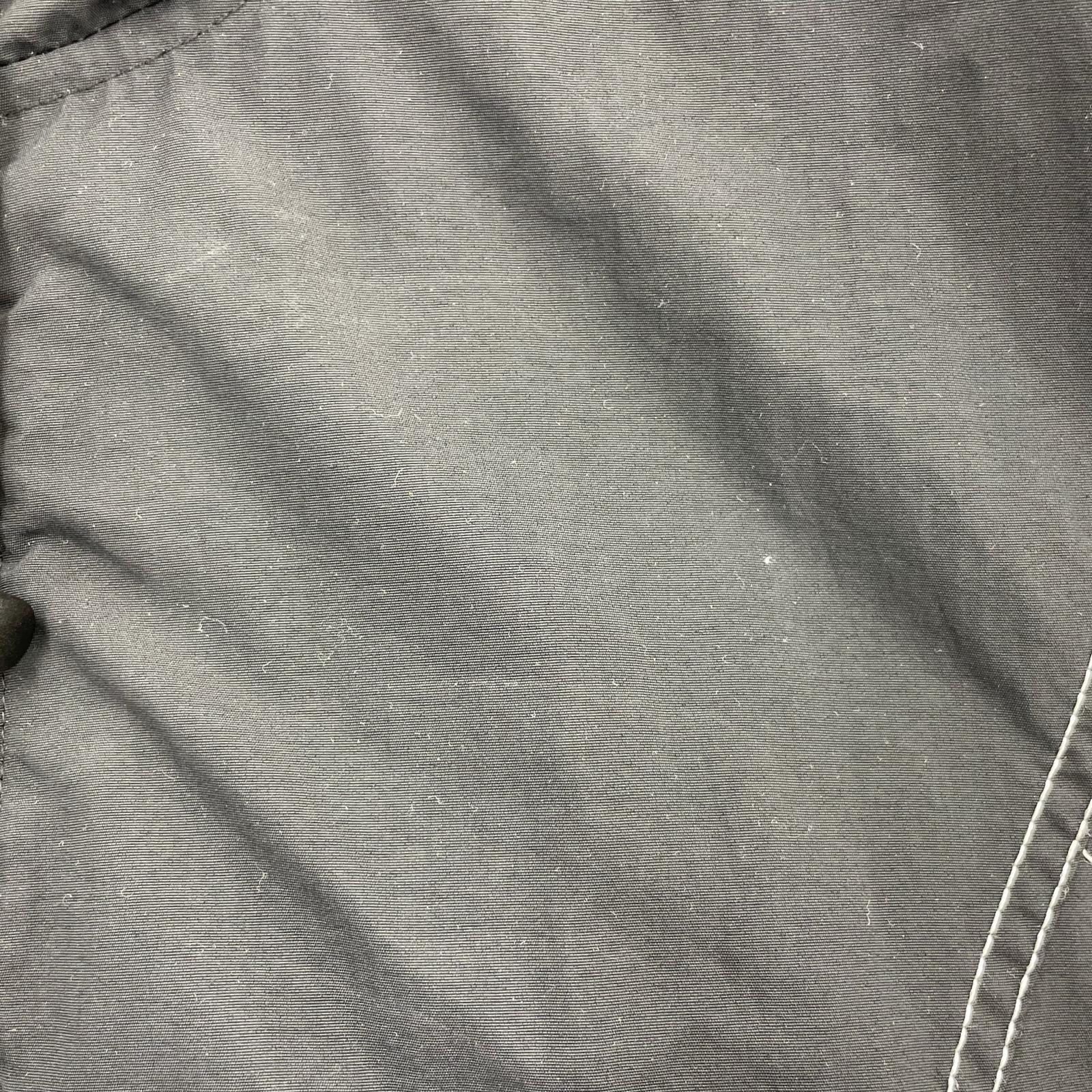 ジャケット zigzag stitch puffy jacket M M ブラック