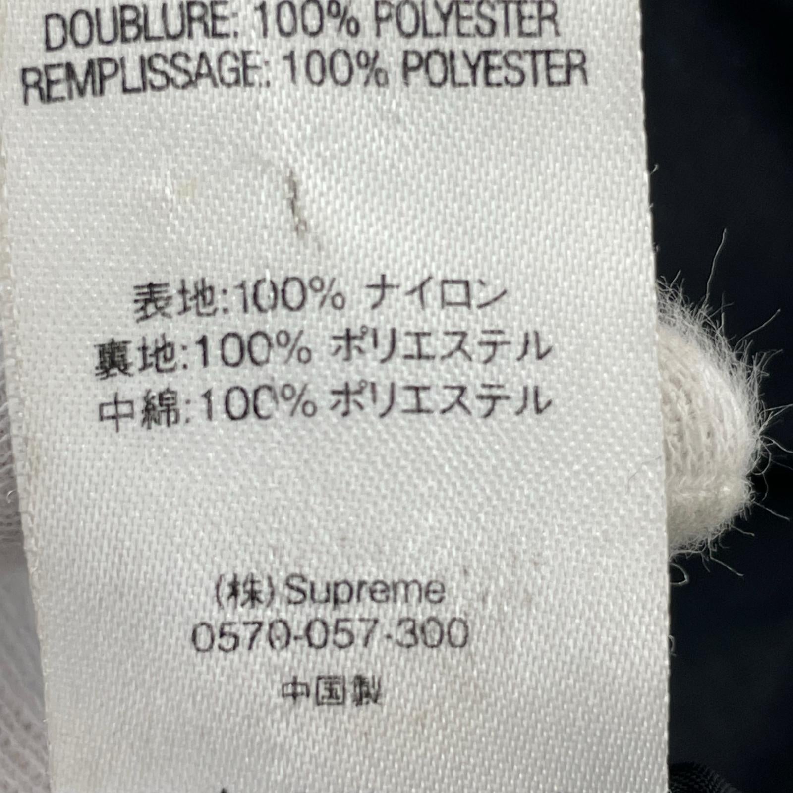 ジャケット zigzag stitch puffy jacket M M ブラック
