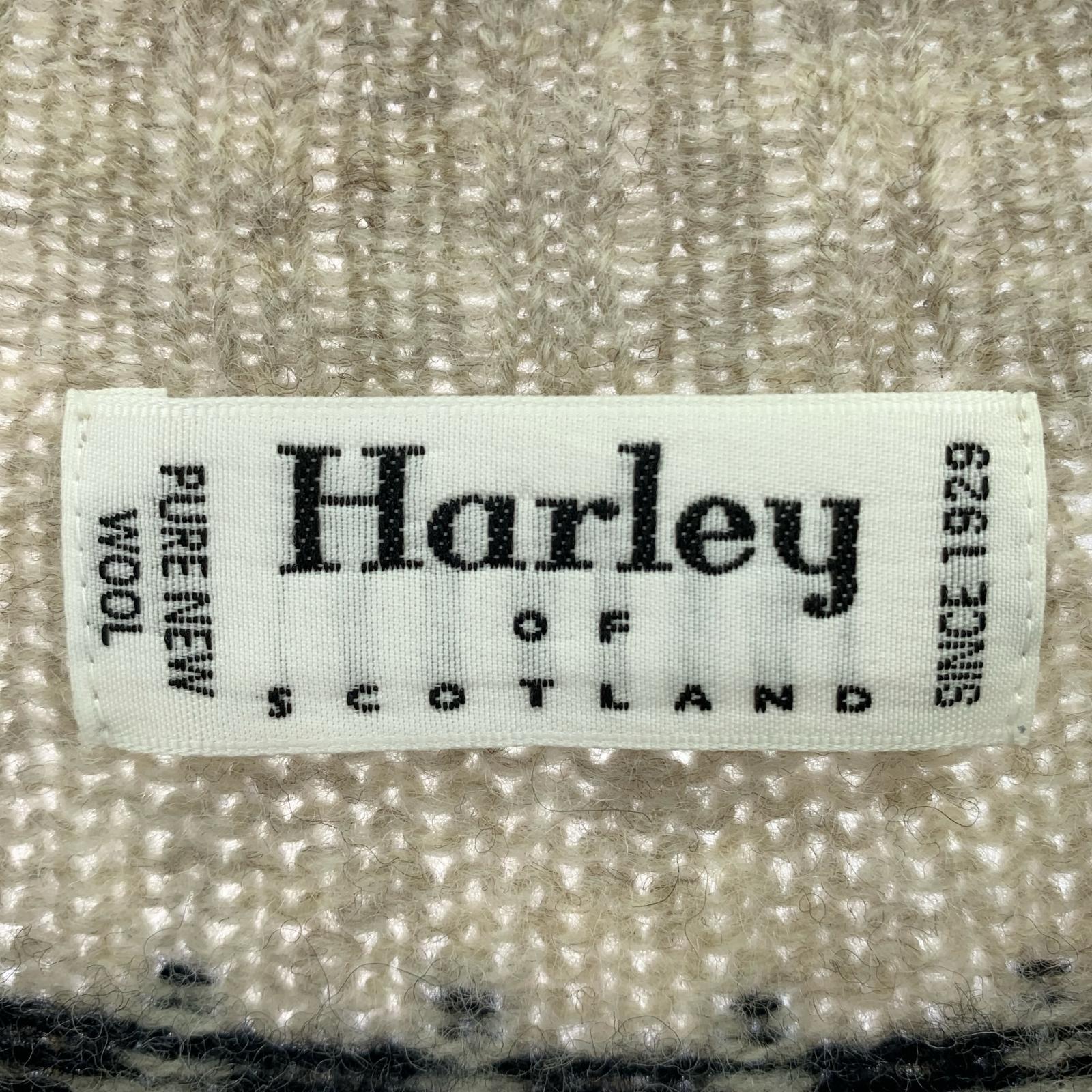 ニット harley of scotland ノルディック ベージュ