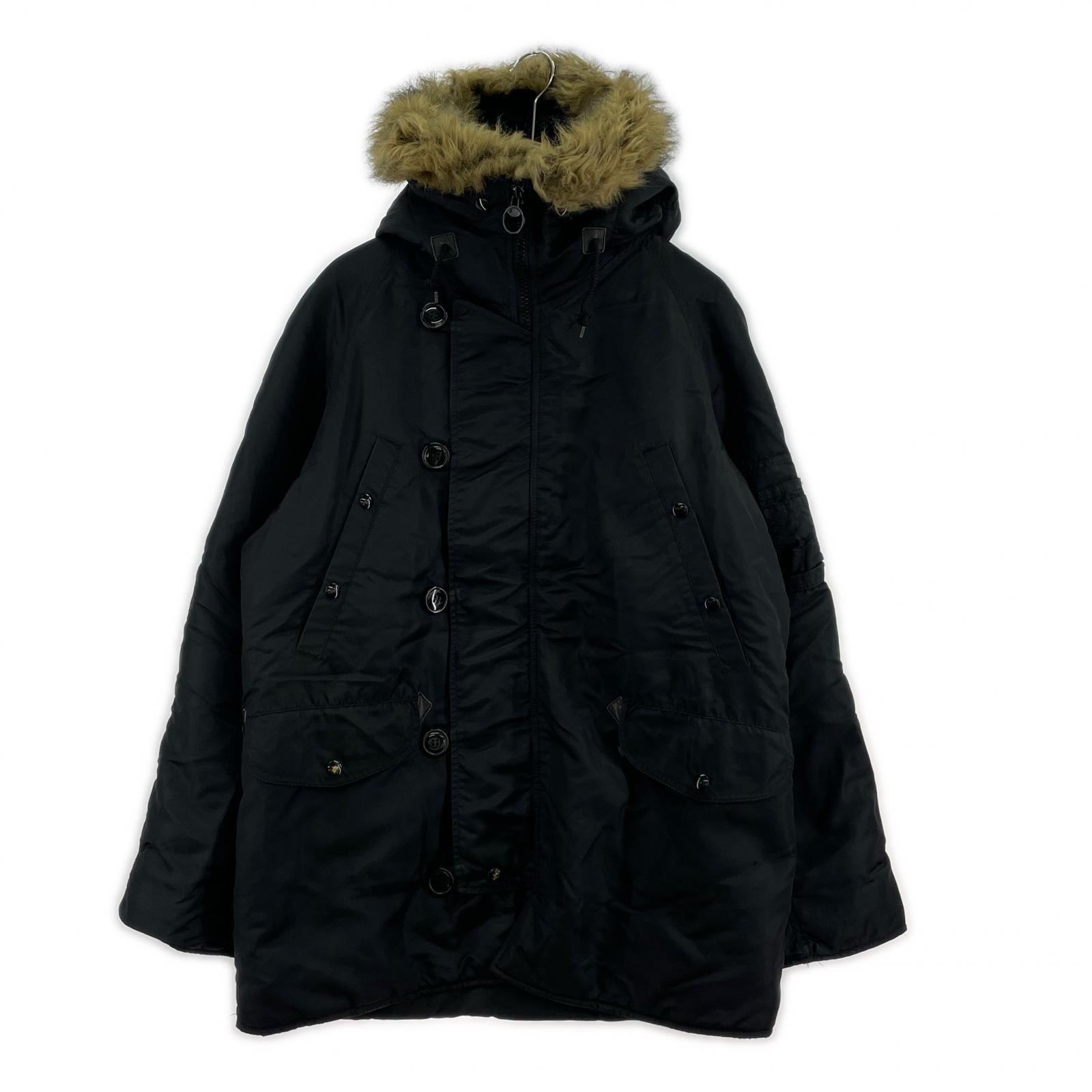 ジャケット N-3B/ALPHA INDUSTRIES/M M ブラック