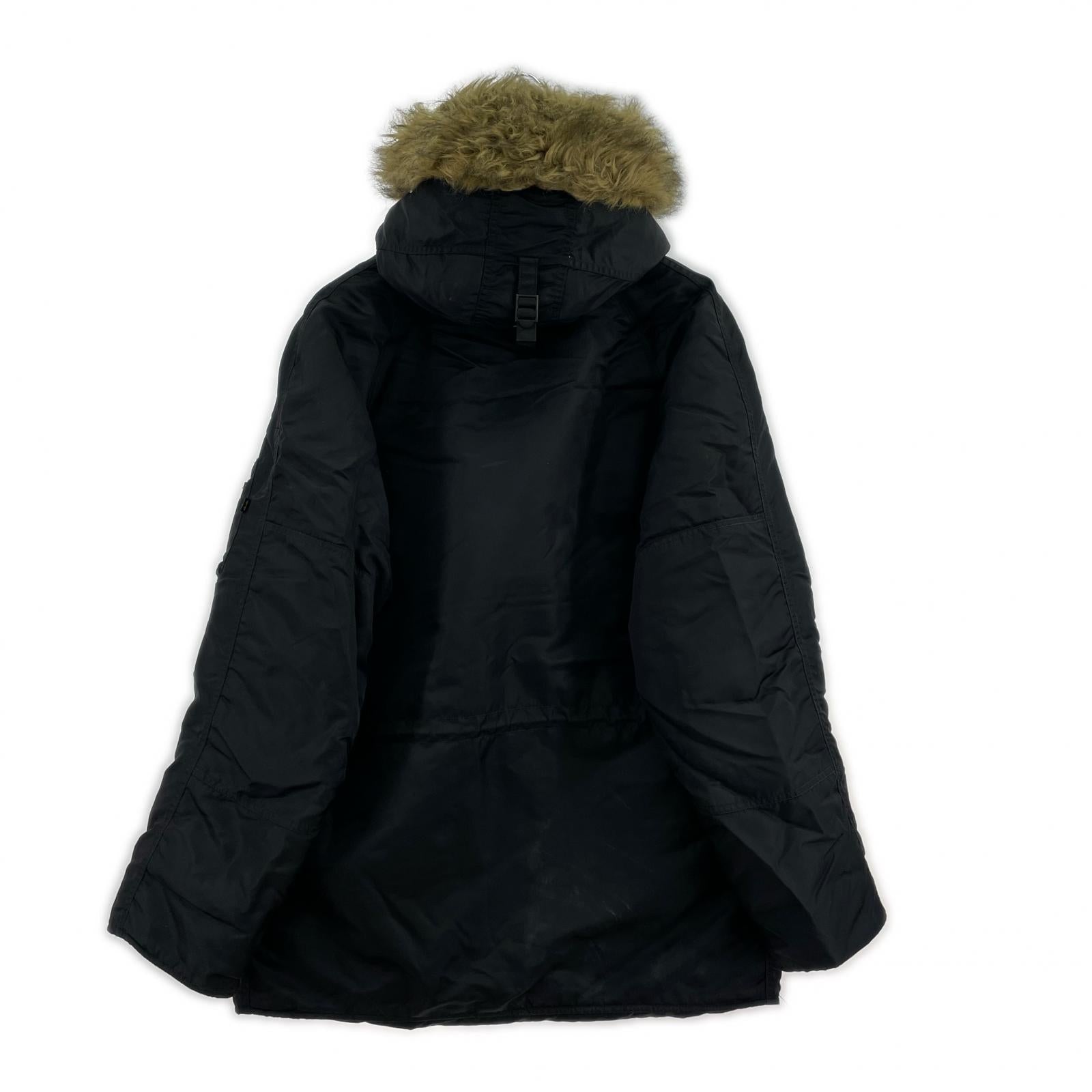 ジャケット N-3B/ALPHA INDUSTRIES/M M ブラック