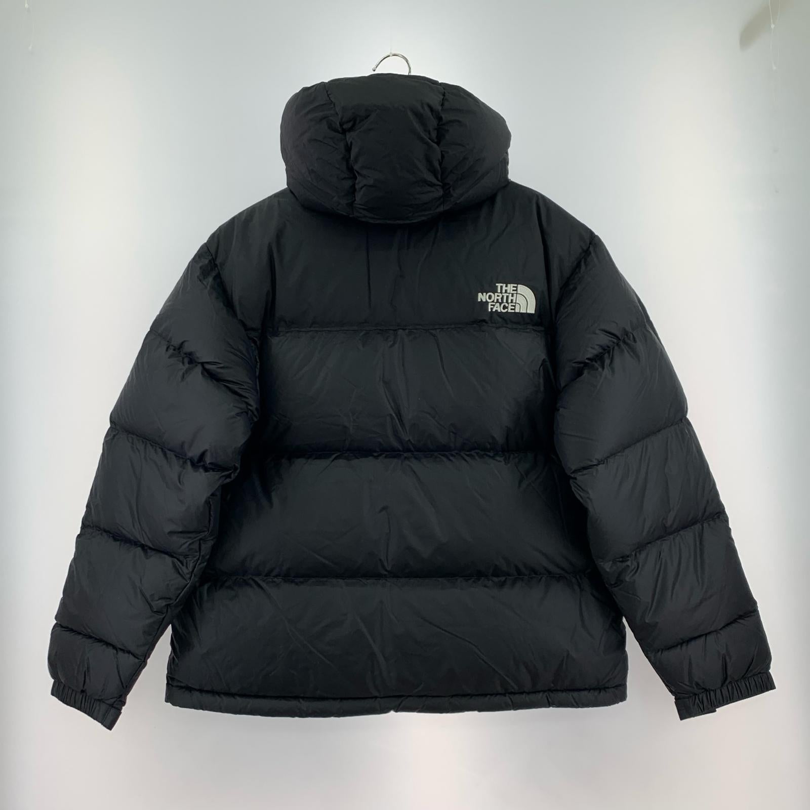 ダウンジャケット THE NORTH FACE Nuptse Hoodie ND92559 黒 (L) L ブラック