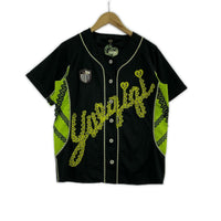 半袖シャツ YUEQI QI SS25 BASEBALL JERSEY S ブラック