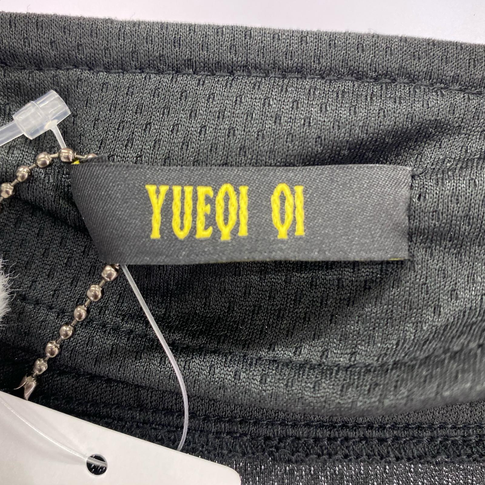 半袖シャツ YUEQI QI SS25 BASEBALL JERSEY S ブラック