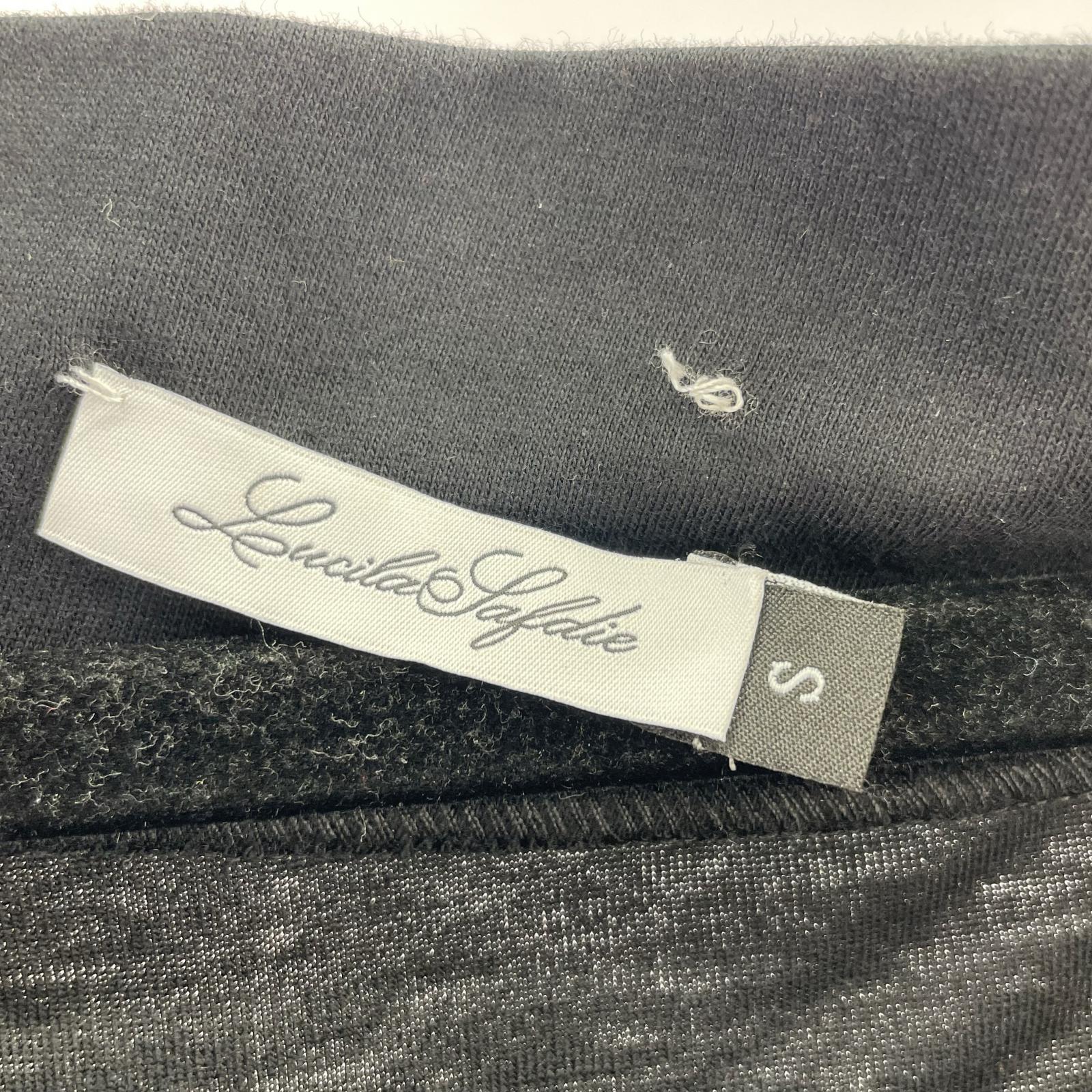 長袖Tシャツ Lucila Safdie Harlow Crop Top Jersey S ブラック