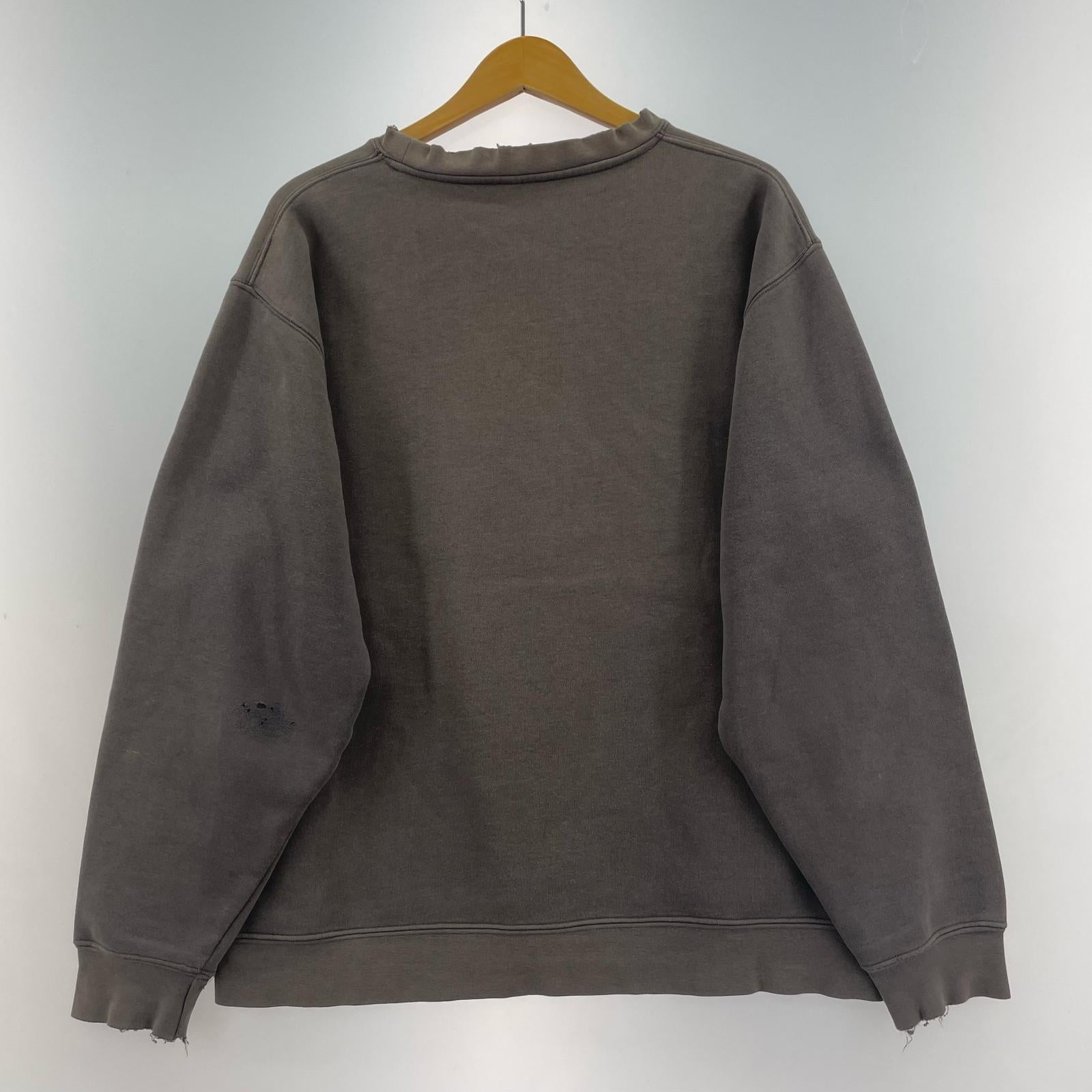 スウェット 00s GET STUPID FRESH フェード グレー L L グレー