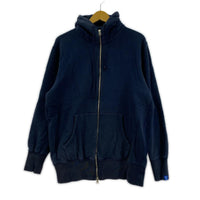 パーカー 日本製 ダブルジップフーディー XL NVY