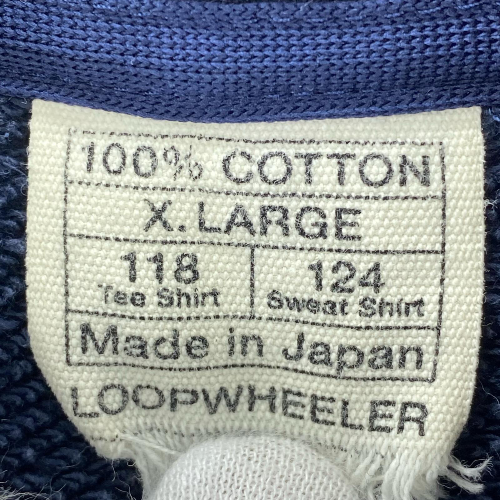 パーカー 日本製 ダブルジップフーディー XL NVY