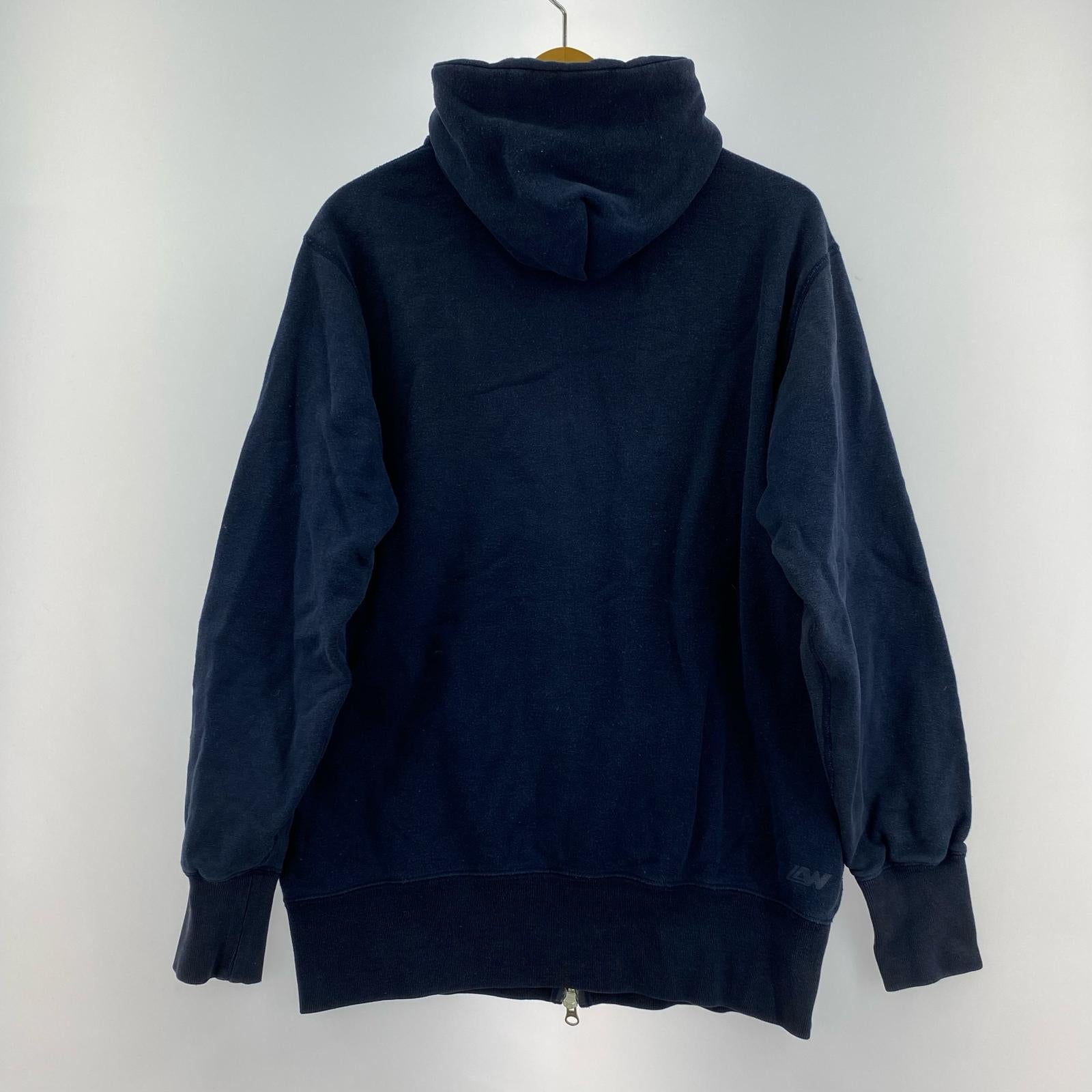 パーカー 日本製 ダブルジップフーディー XL NVY