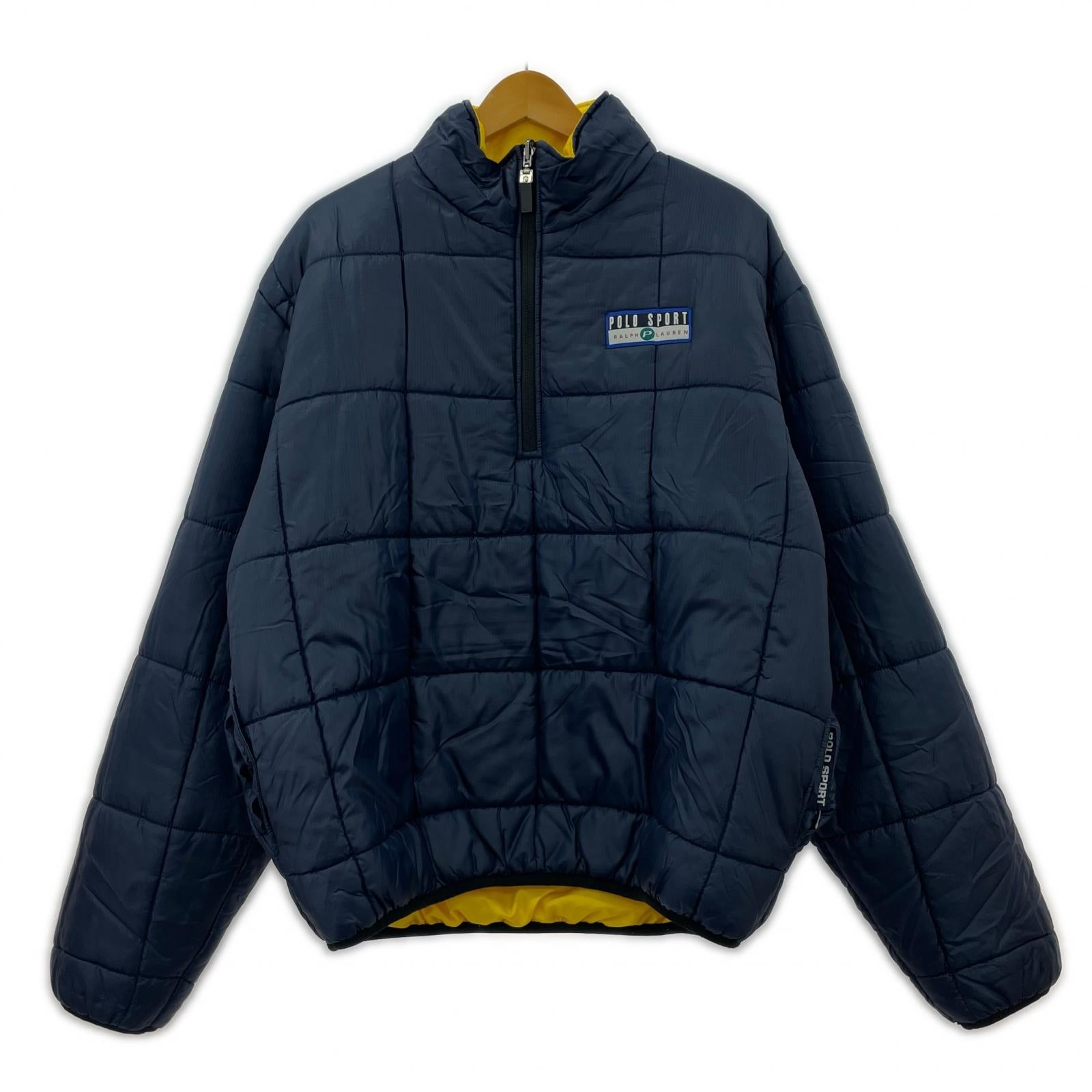 ダウンジャケット POLO SPORT リバーシブル アノラックパファージャケット L L