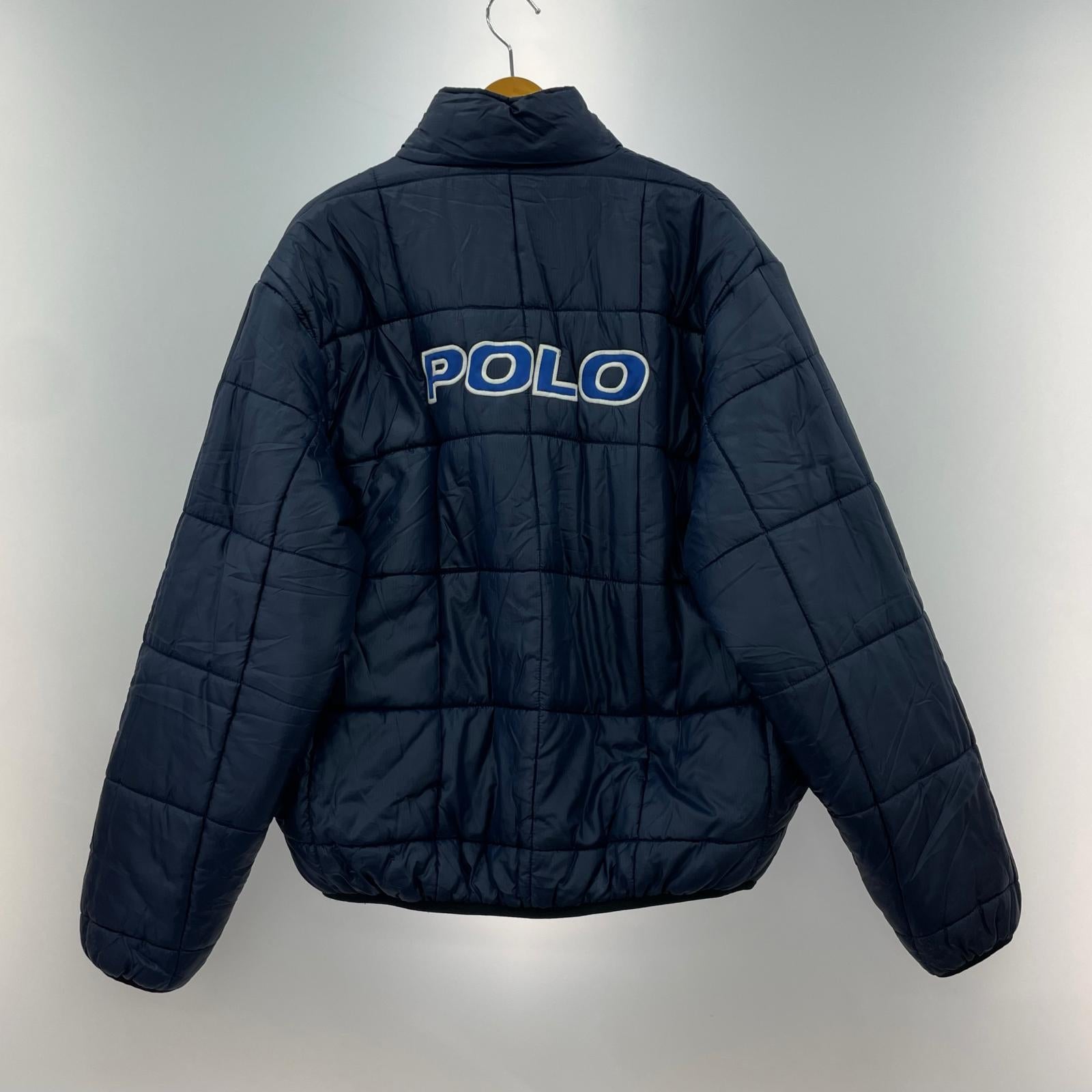ダウンジャケット POLO SPORT リバーシブル アノラックパファージャケット L L