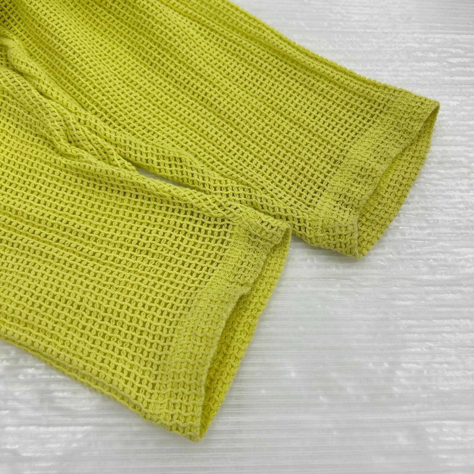 パーカー STUSSY Cotton Mesh Hoodie コットンメッシュフーディ M 黄 M イエロー