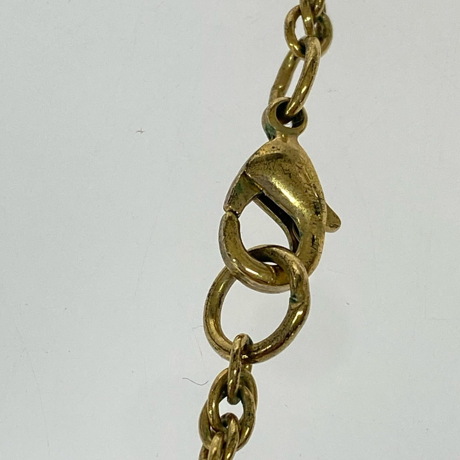 ネックレス Vivienne Westwood Crystal Teddy Pendant テディベアペンダント ゴールド