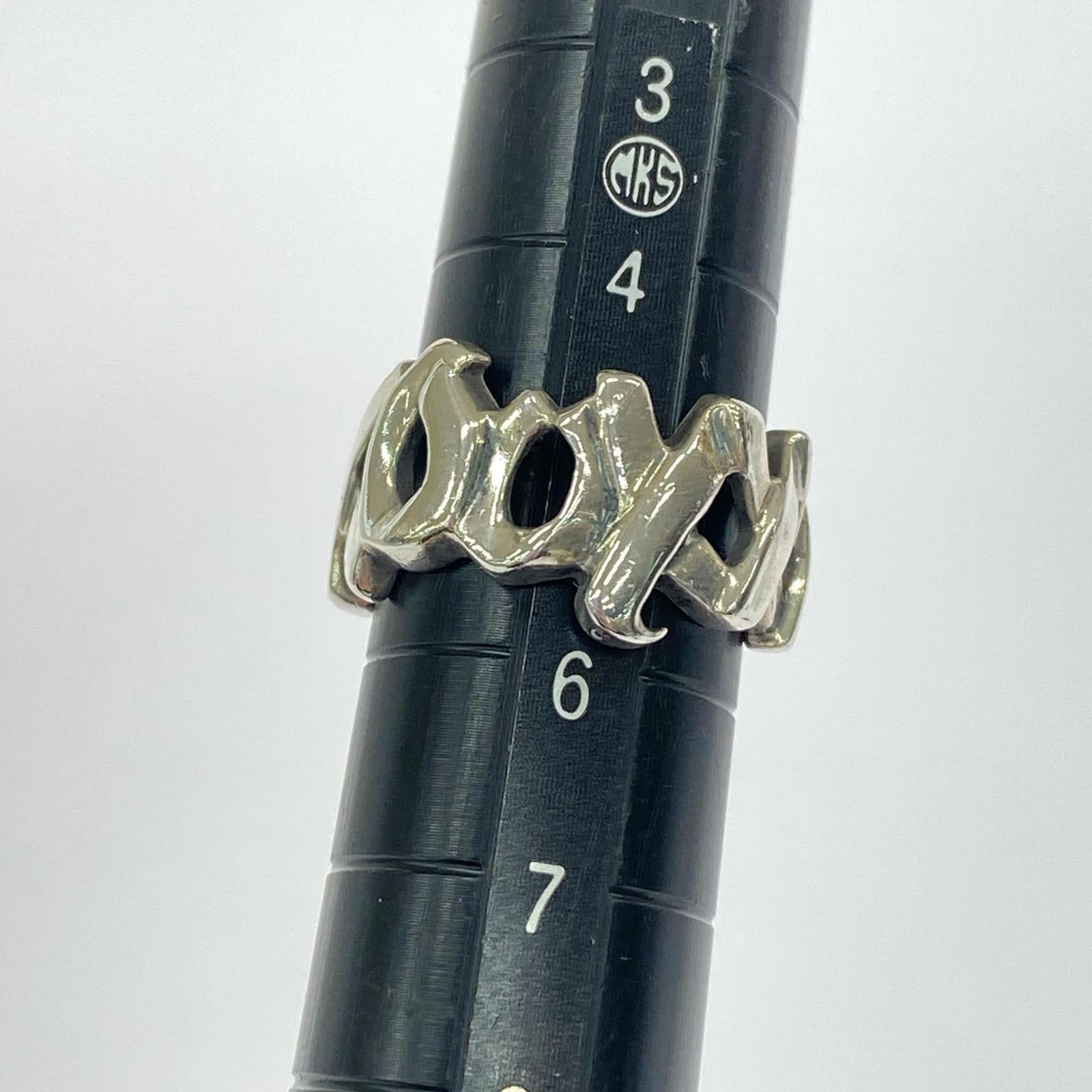 Tiffany&Co.ラブ&キスリング 925