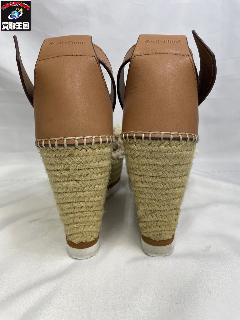 see by chloe SB28152 レザー切替サンダル 38