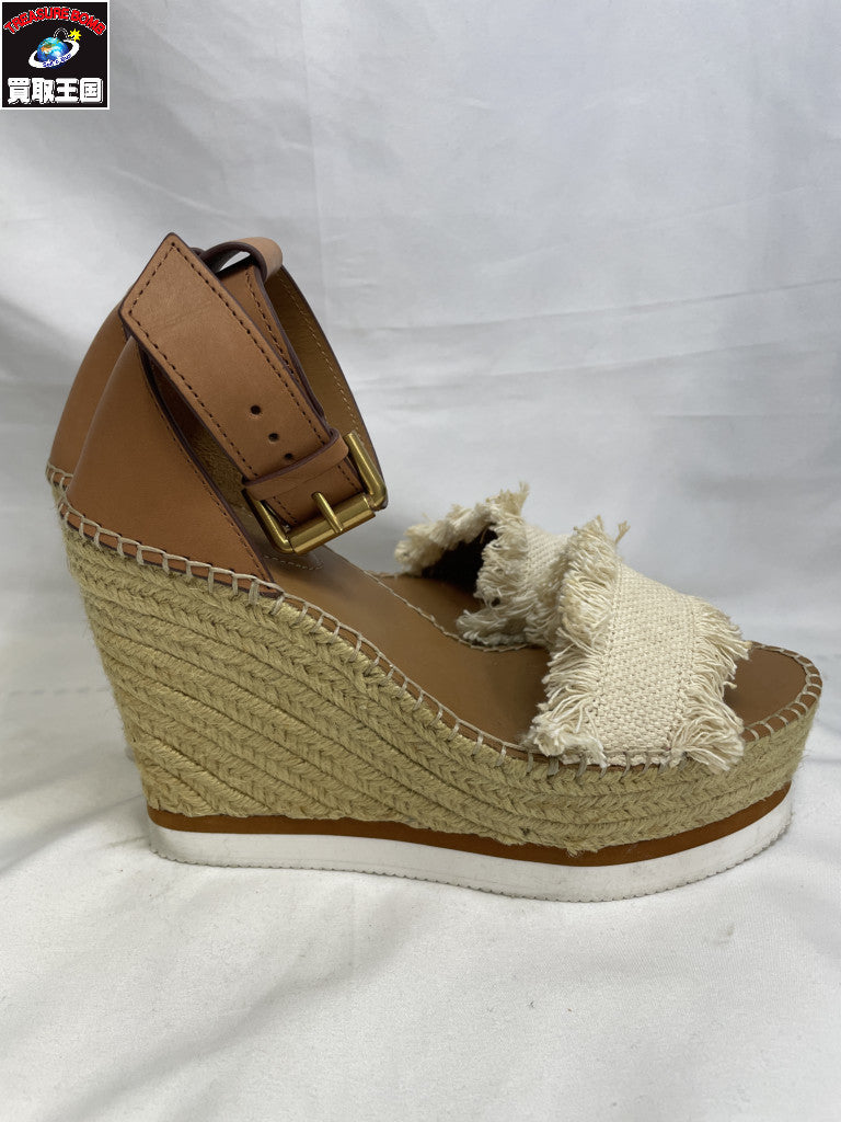see by chloe SB28152 レザー切替サンダル 38