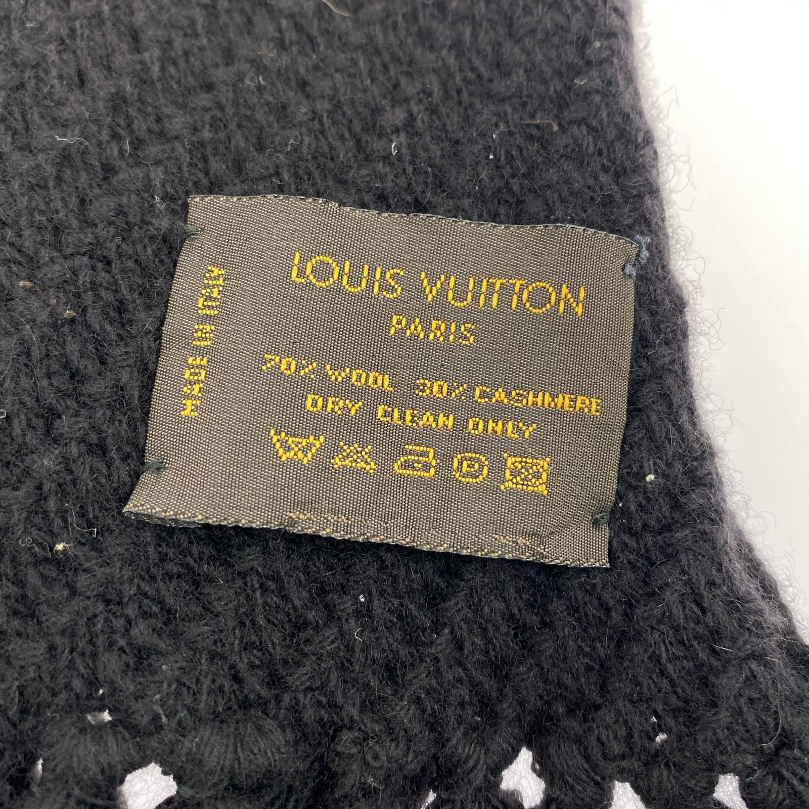 LOUIS VUITTON マフラー ブラック