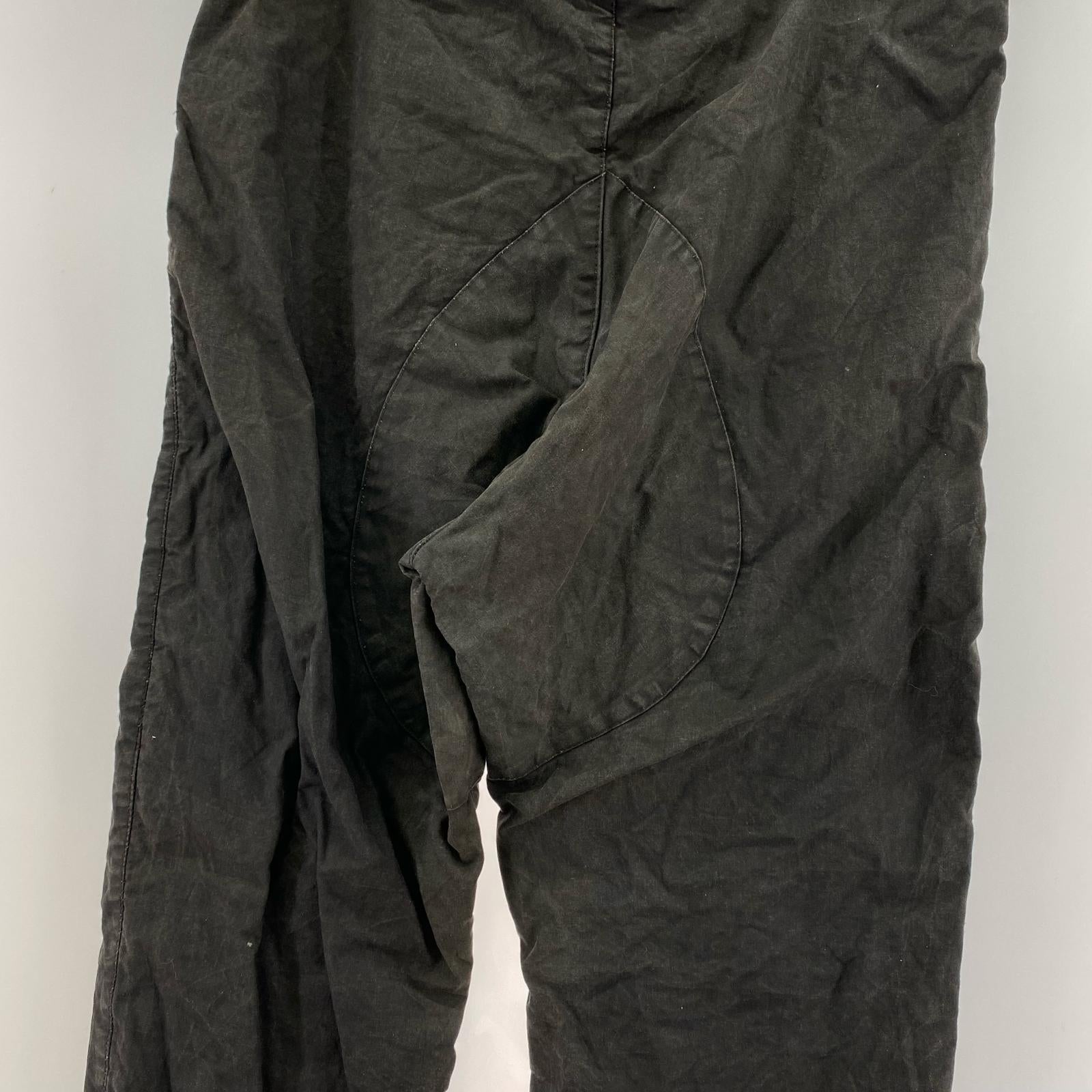 パンツ オイルドパンツ ブラック
