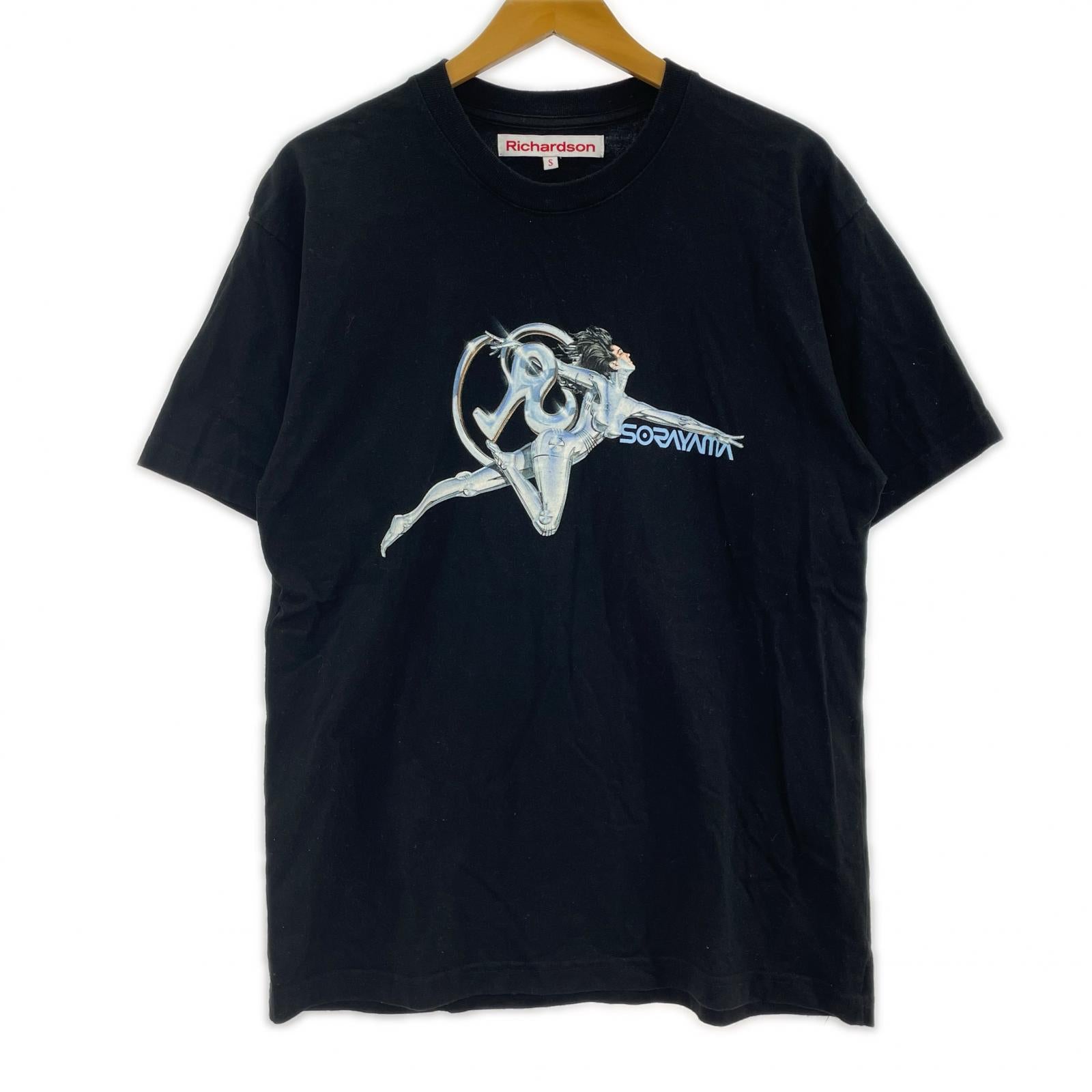 半袖Tシャツ Richardson×Sorayama USA製 S S ブラック